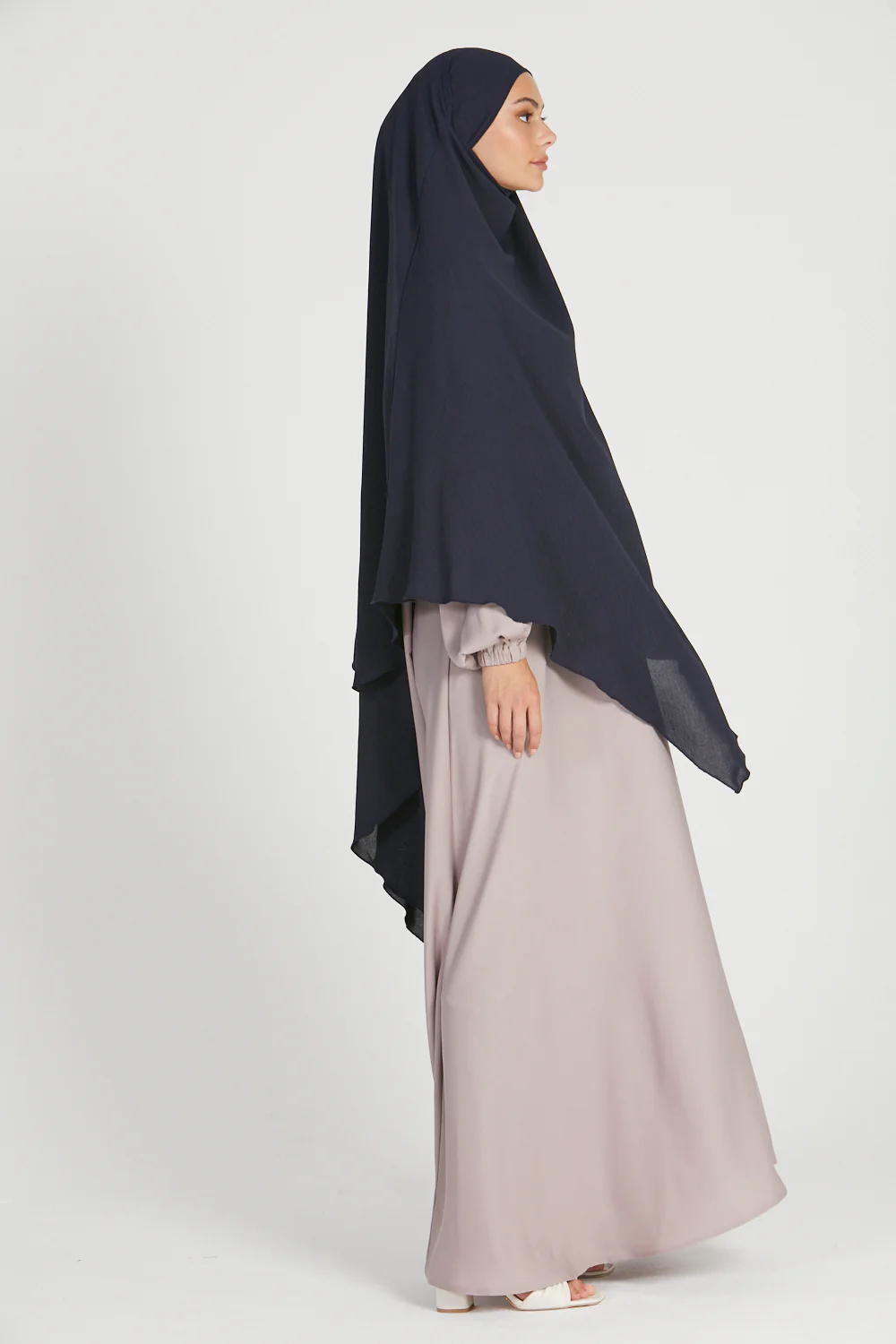 One Layer Khimar - Navy - Image 6