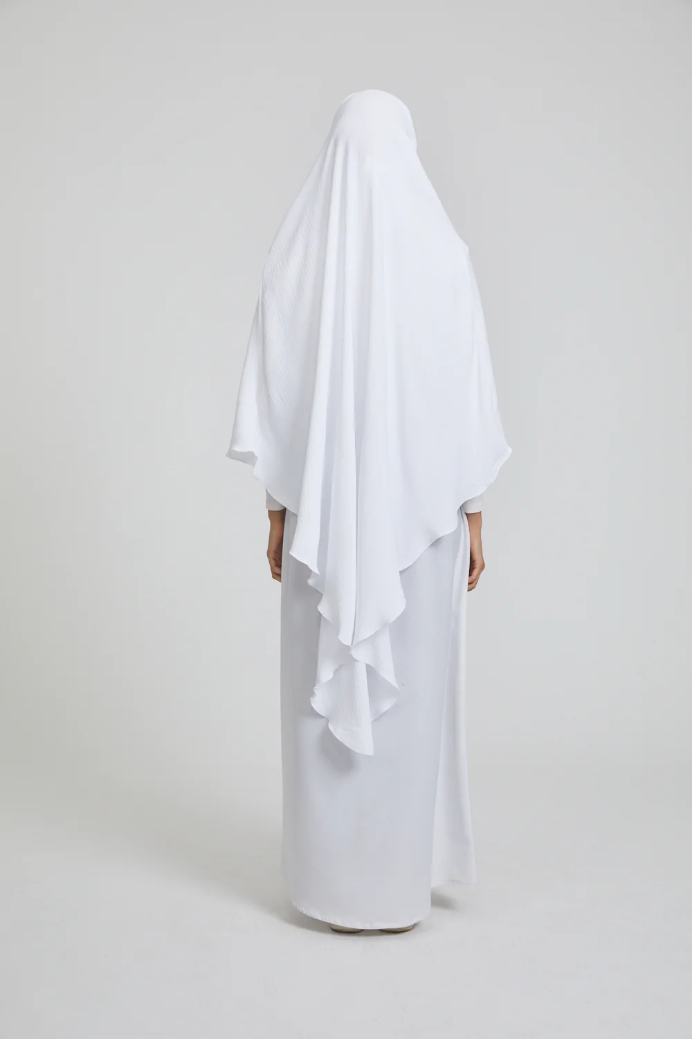 One Layer Khimar - White - Image 8
