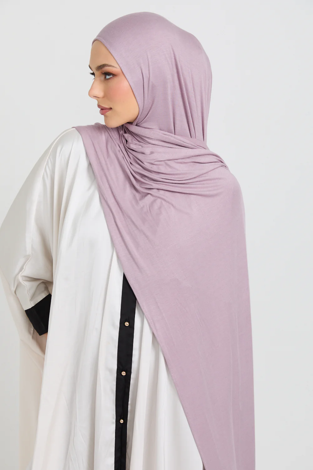 Orchid Blush Jersey Hijab - Image 5