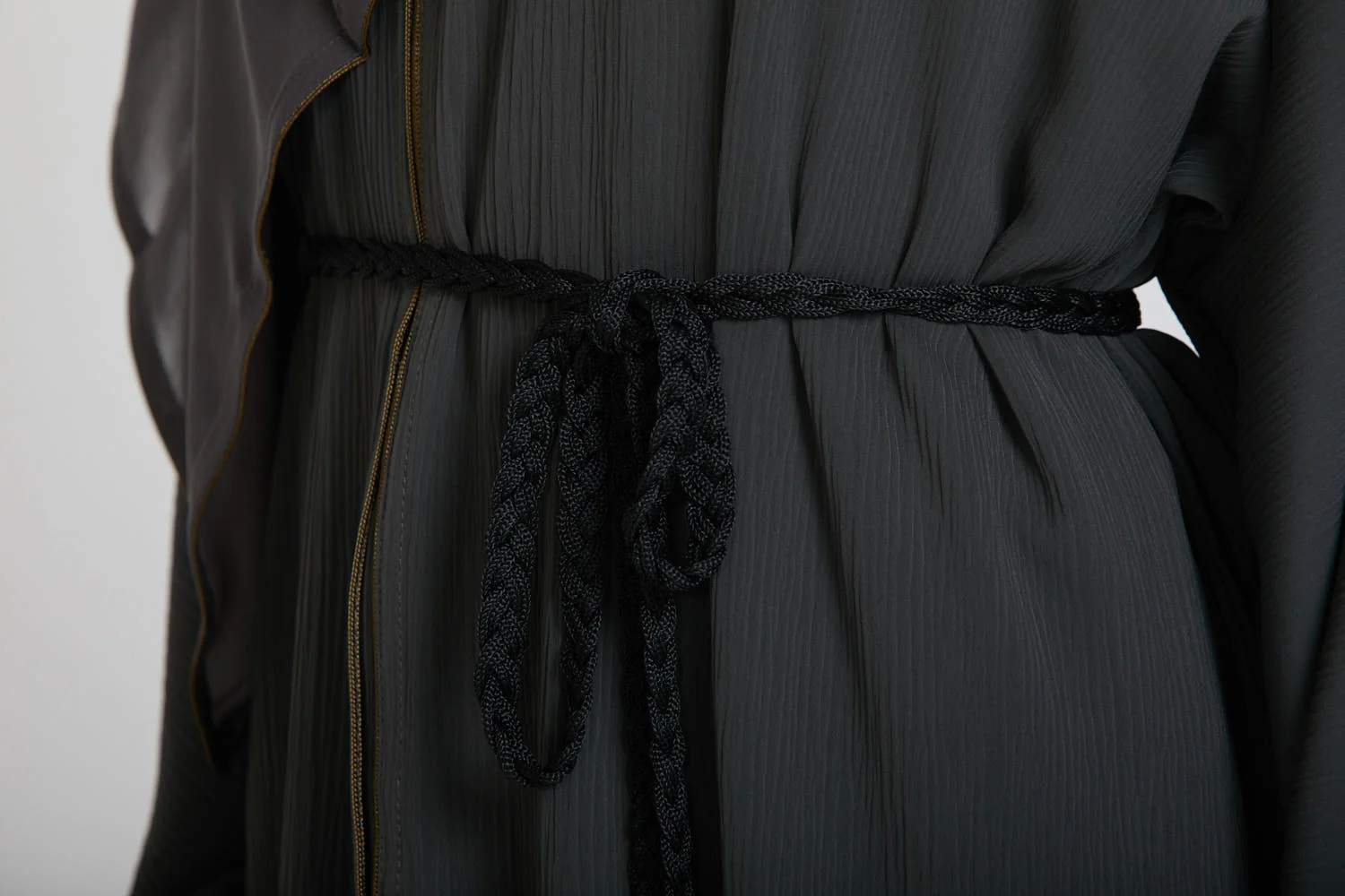 Plaited Rope Tassel Belt - Image 2