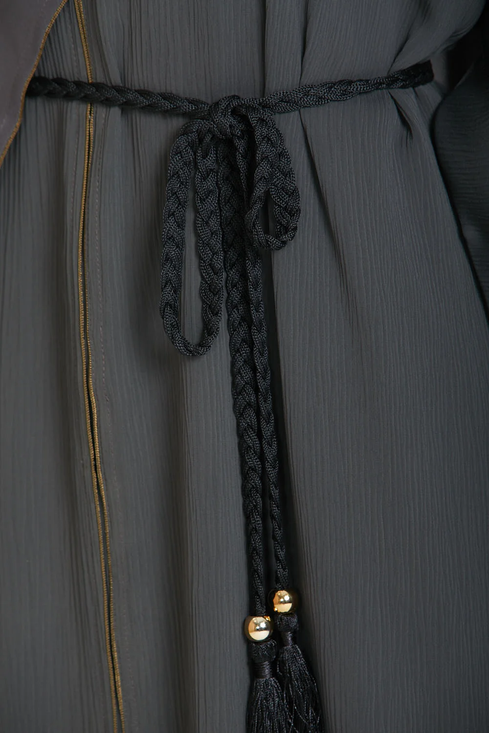Plaited Rope Tassel Belt - Image 3