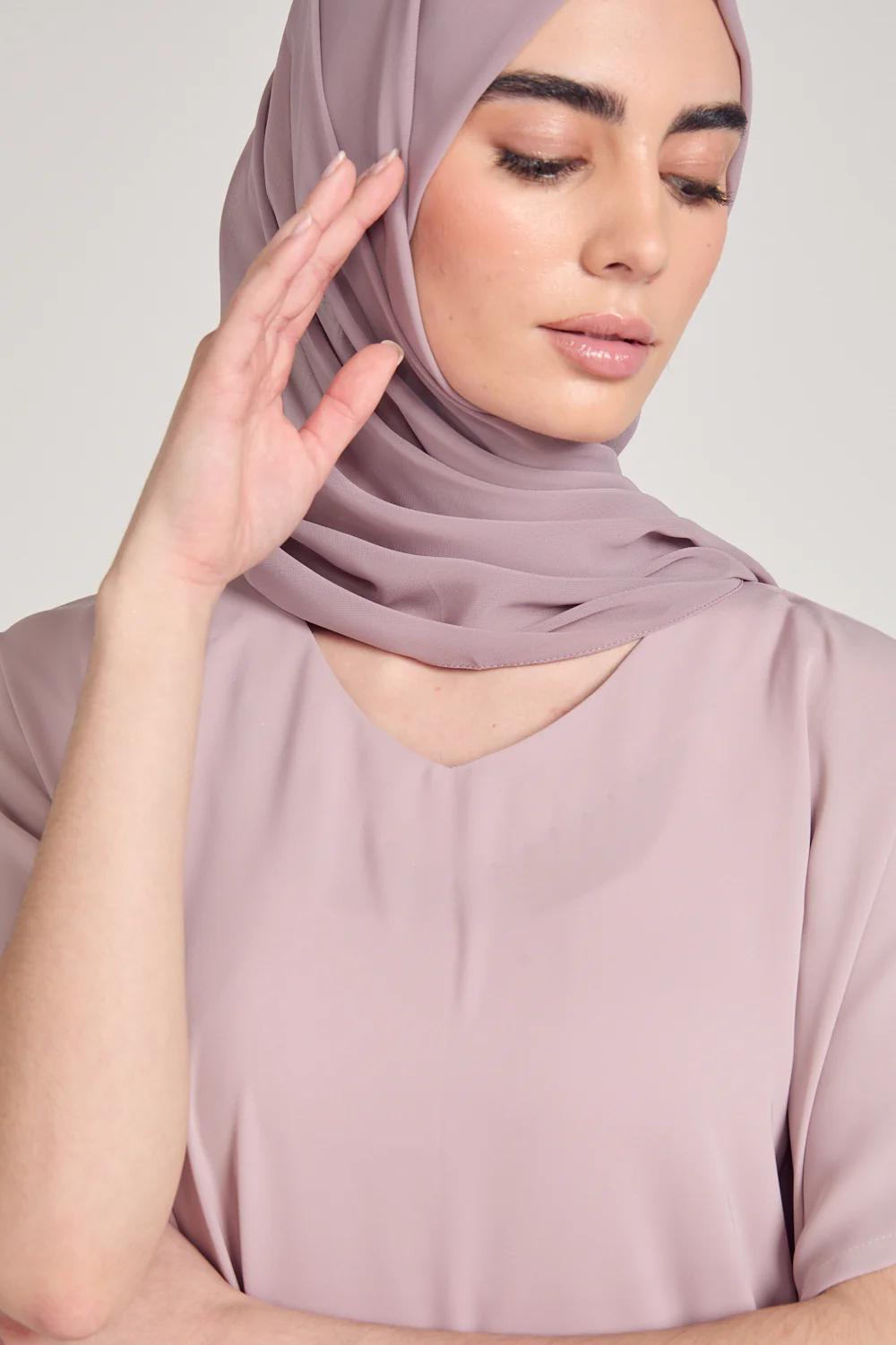 Plus Size Premium Nidha Inner Slip Dress - English Rose - Image 2