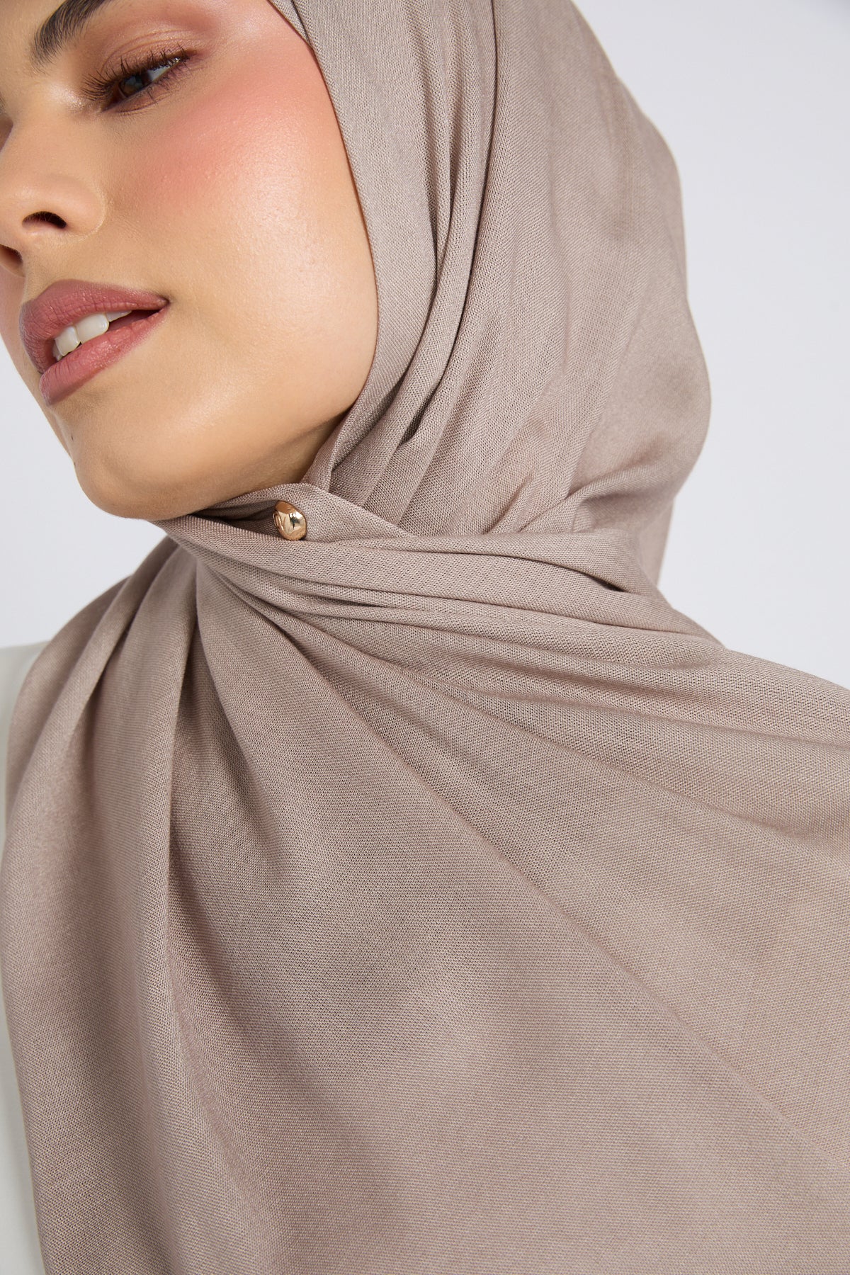 Premium Bamboo Modal Hijab - Dove - Image 6