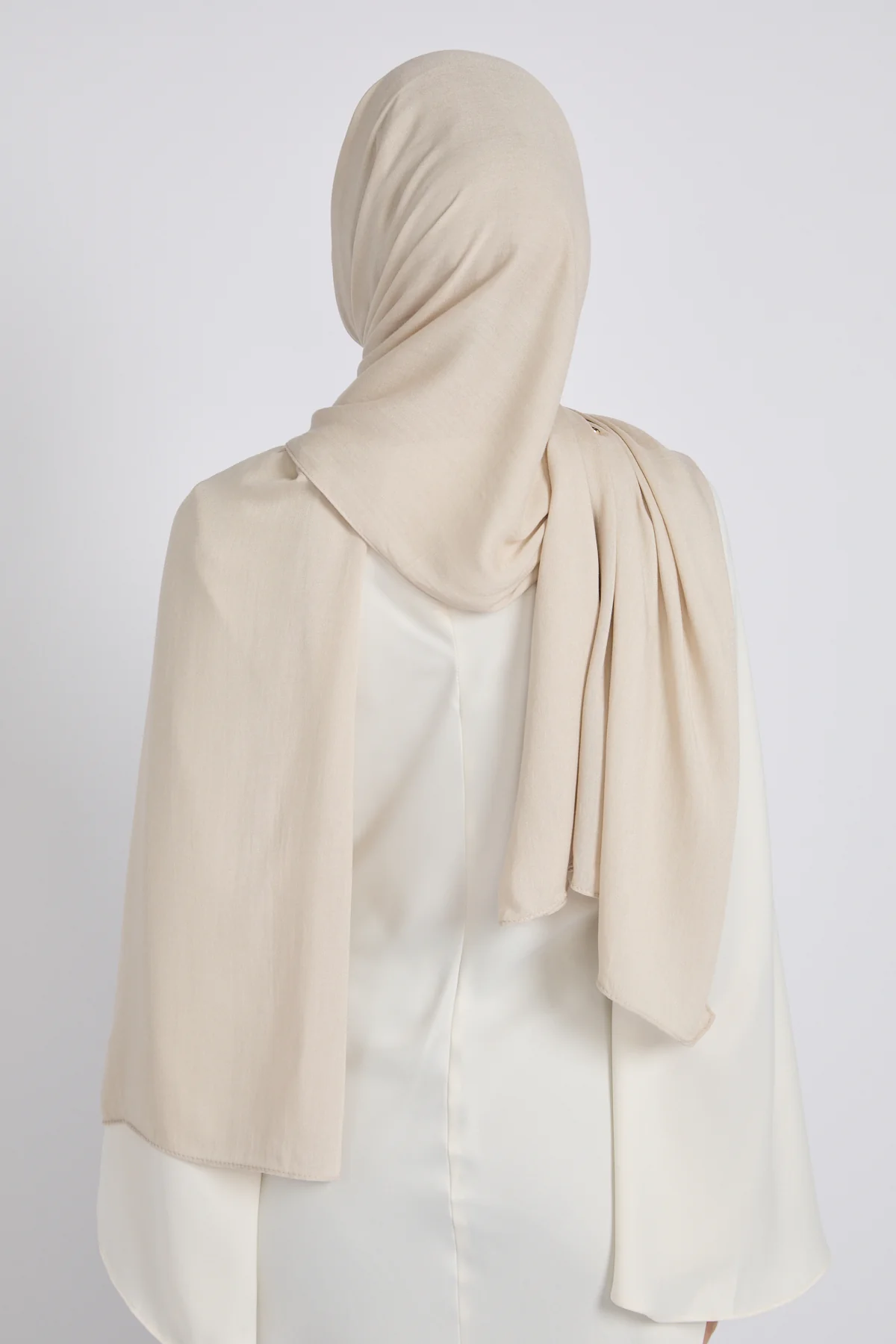 Premium Bamboo Modal Hijab - French Oak - Image 3