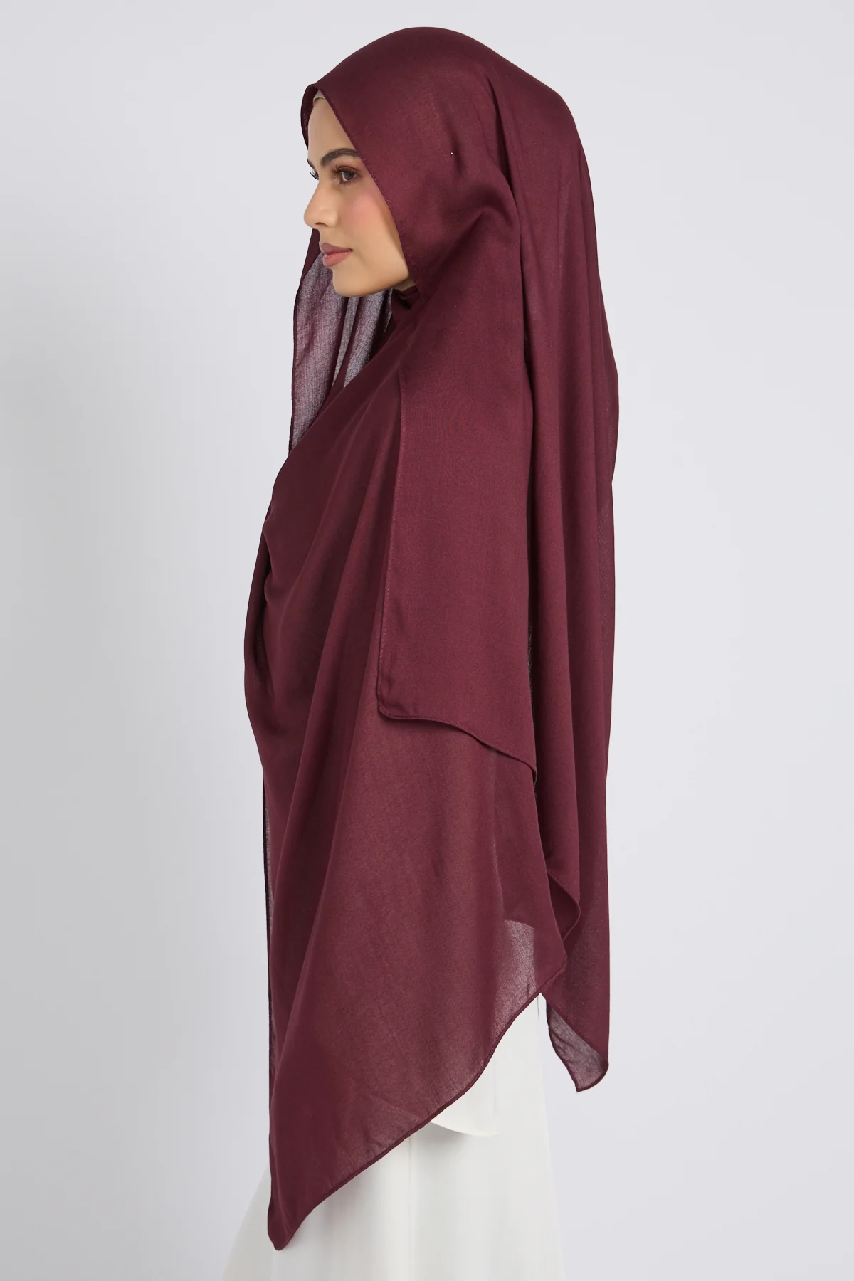 Premium Bamboo Modal Hijab - Port Royale - Image 6