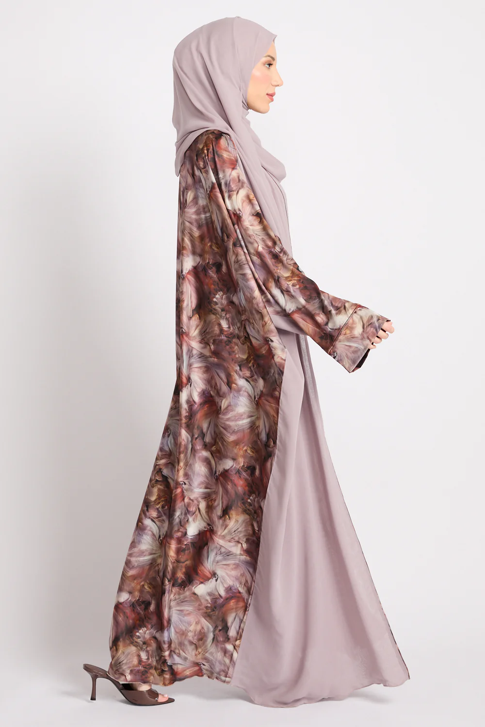 Premium Café Rose Marble Open Bisht - LIMITED EDITION - Image 6