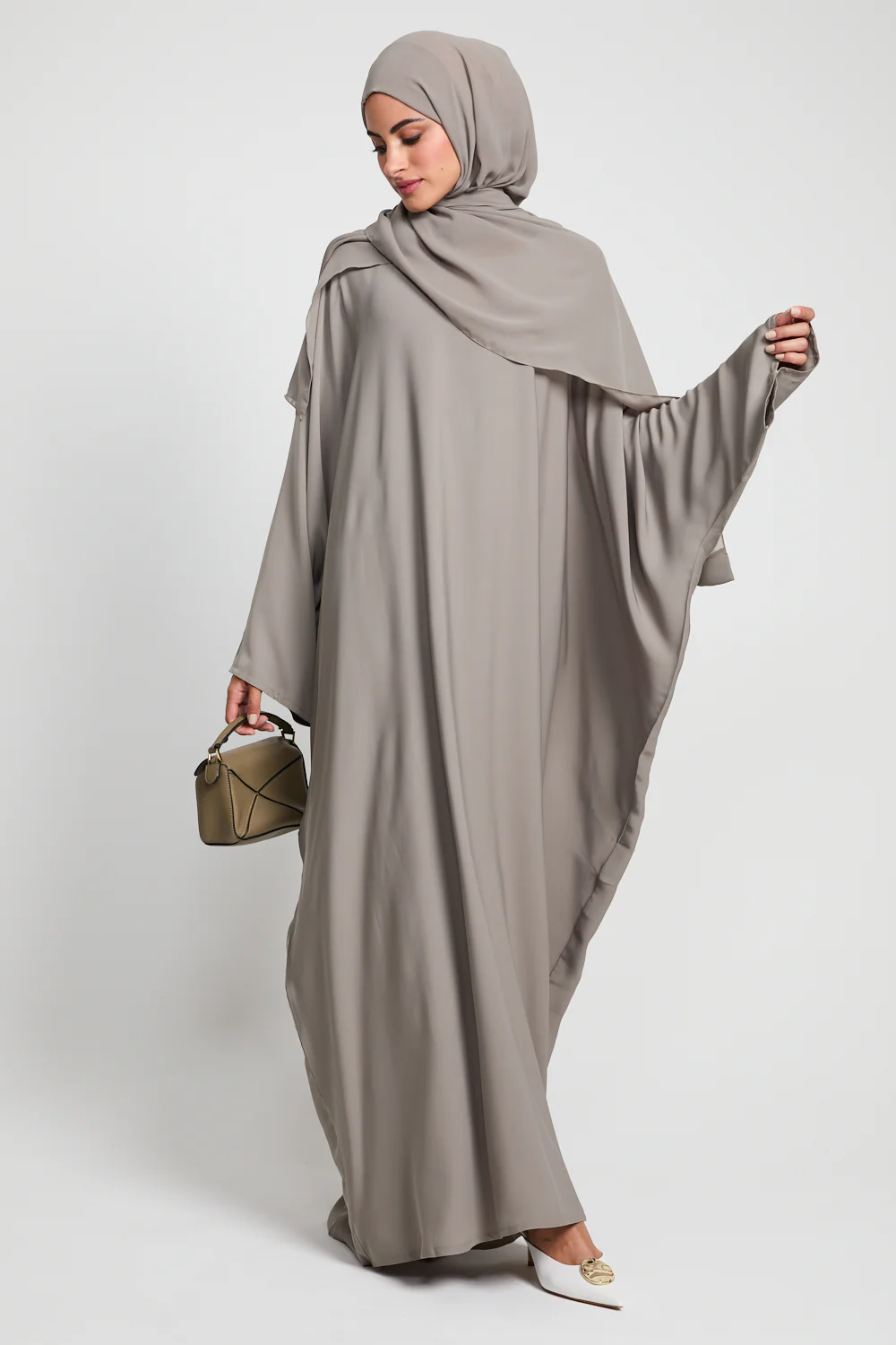 Premium Closed Farasha - Desert Olive