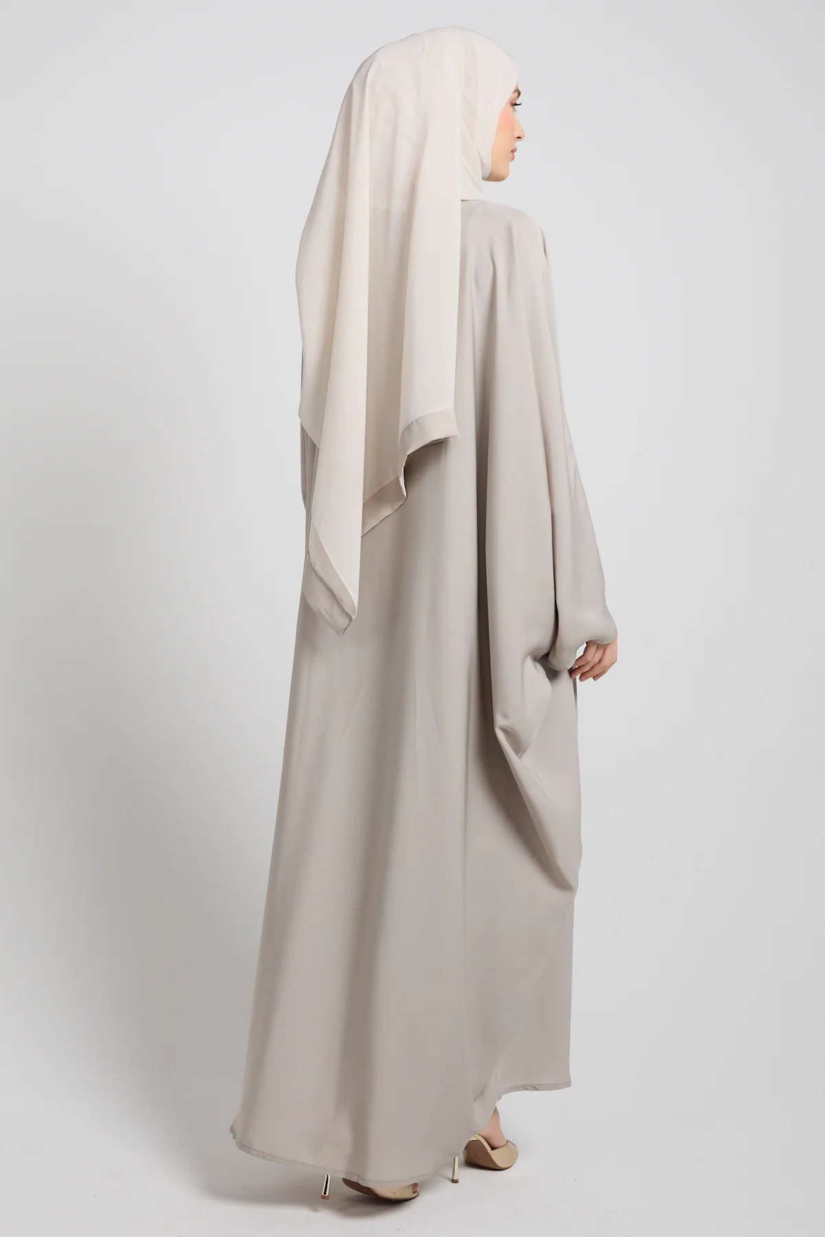 Premium Closed Farasha - Stone Beige - Image 5