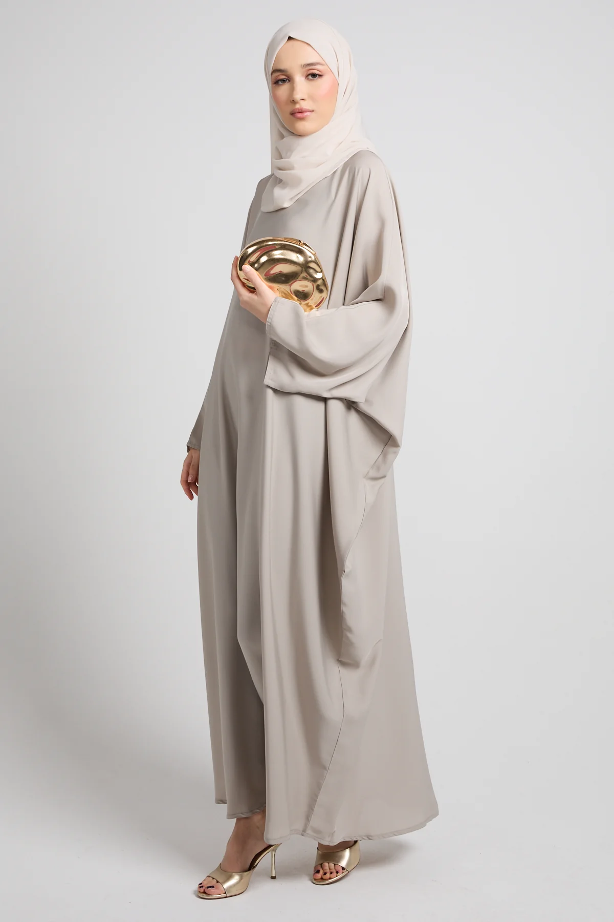 Premium Closed Farasha - Stone Beige - Image 6