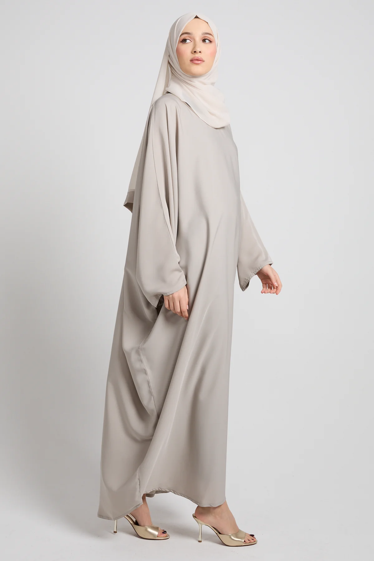 Premium Closed Farasha - Stone Beige - Image 8