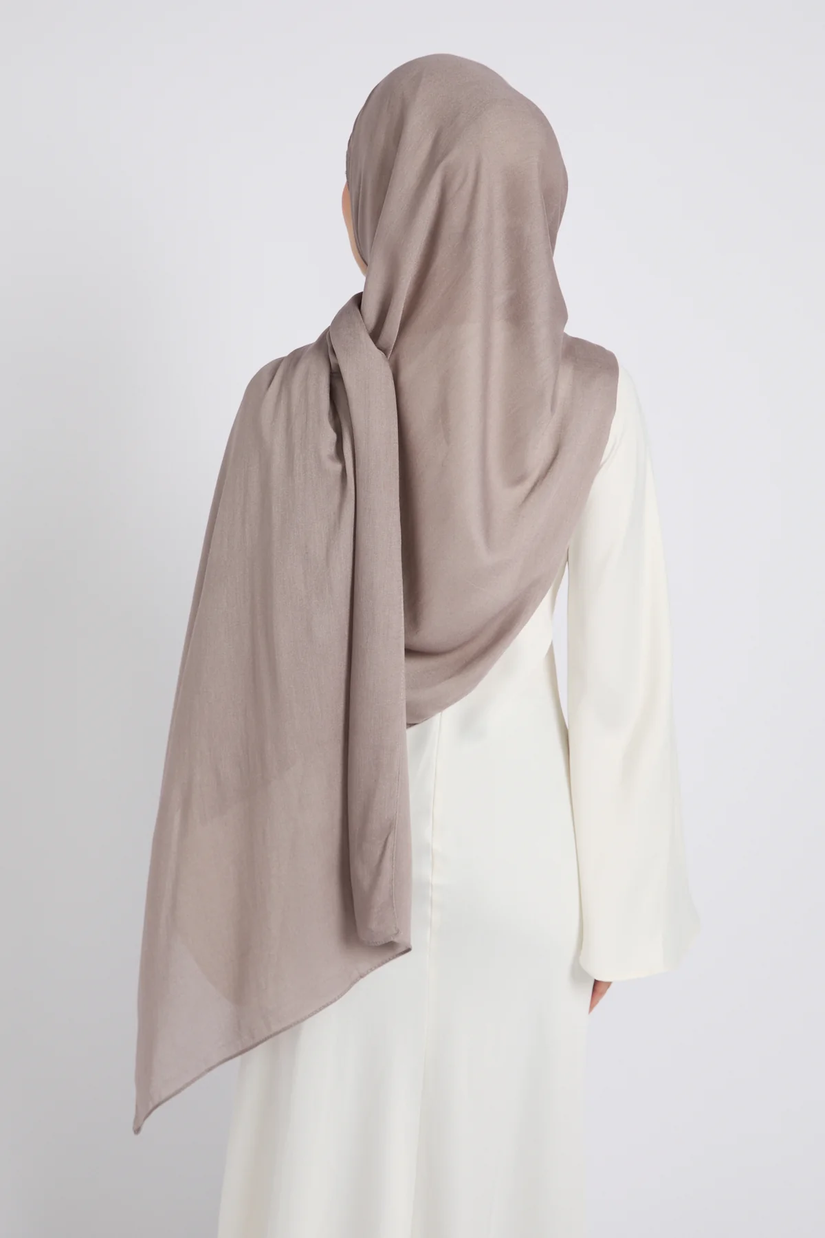 Premium Cotton Modal Hijab - December Sky - Image 5