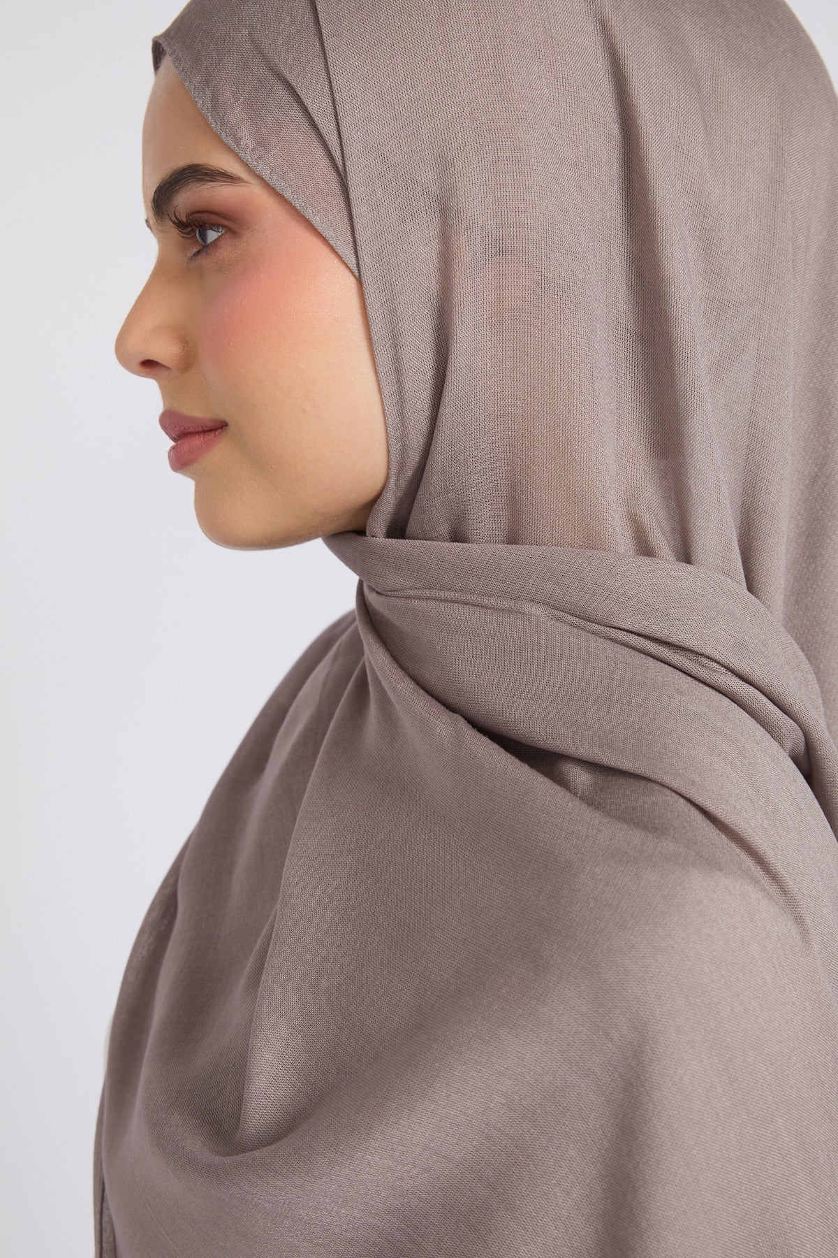 Premium Cotton Modal Hijab - December Sky - Image 6