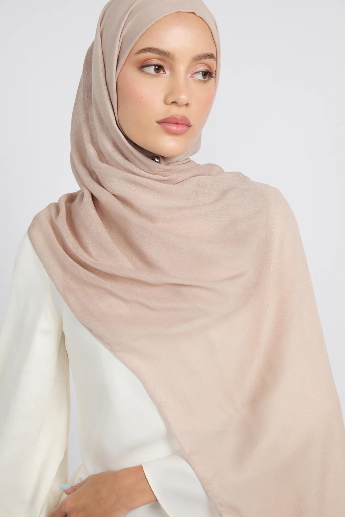 Premium Cotton Modal Hijab - Moonstruck - Image 2