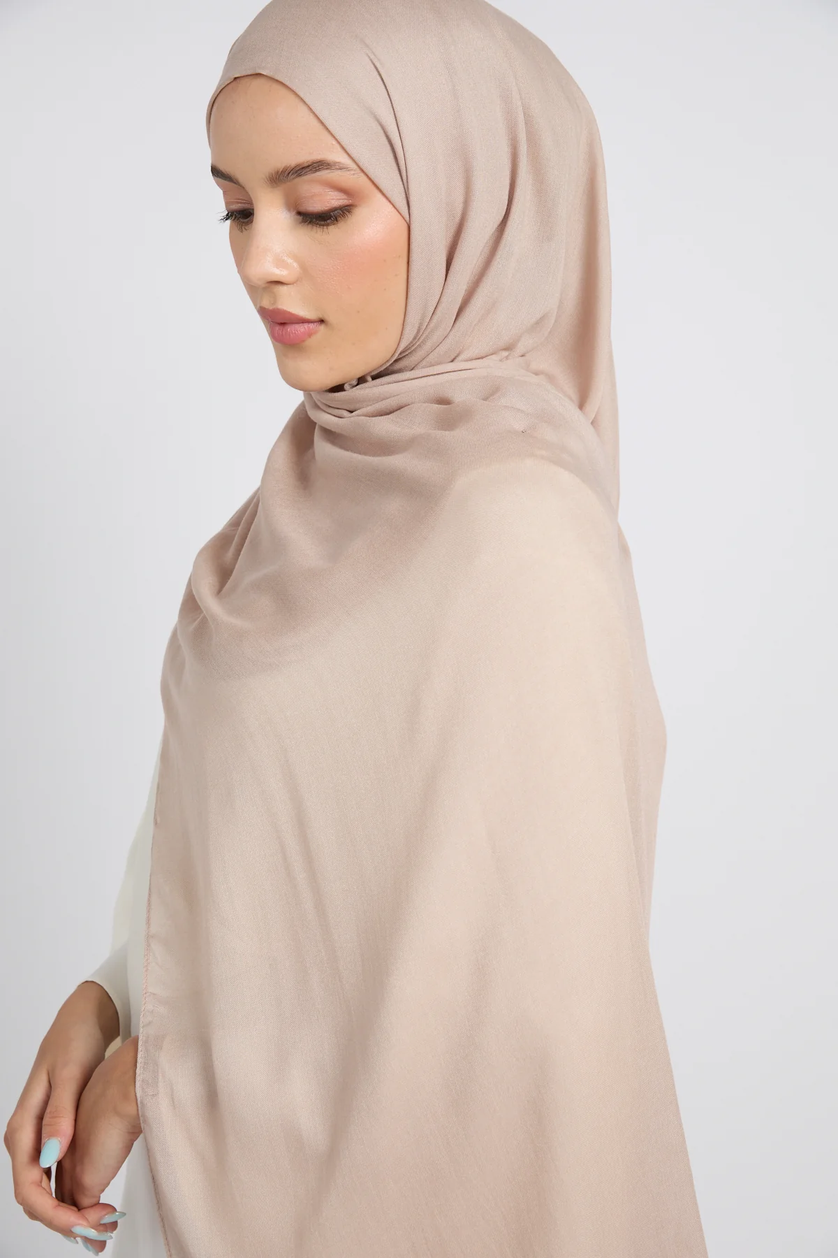 Premium Cotton Modal Hijab - Moonstruck - Image 3