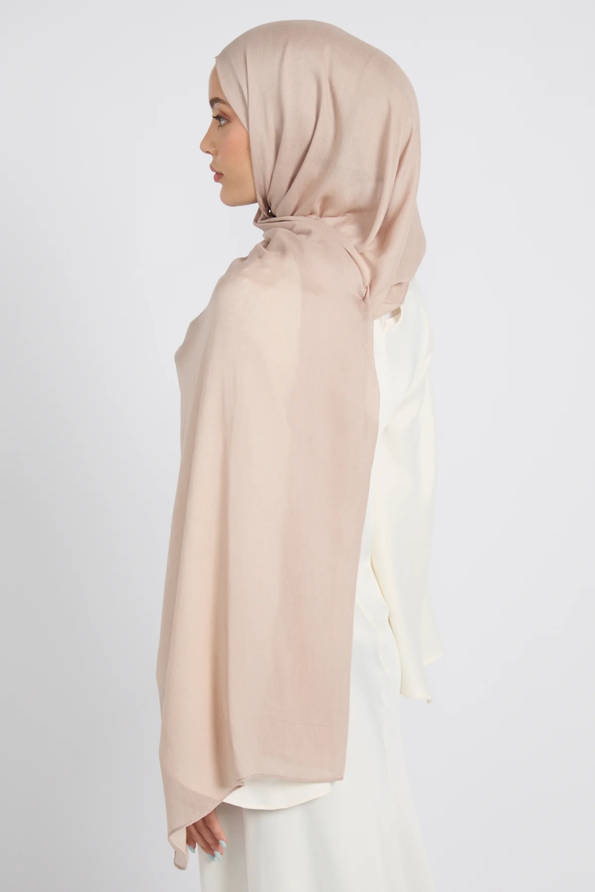 Premium Cotton Modal Hijab - Moonstruck - Image 4