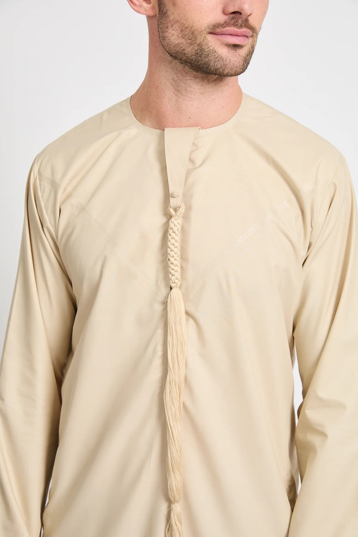 Premium Emirati Thobe - Arabian Sand - Image 2