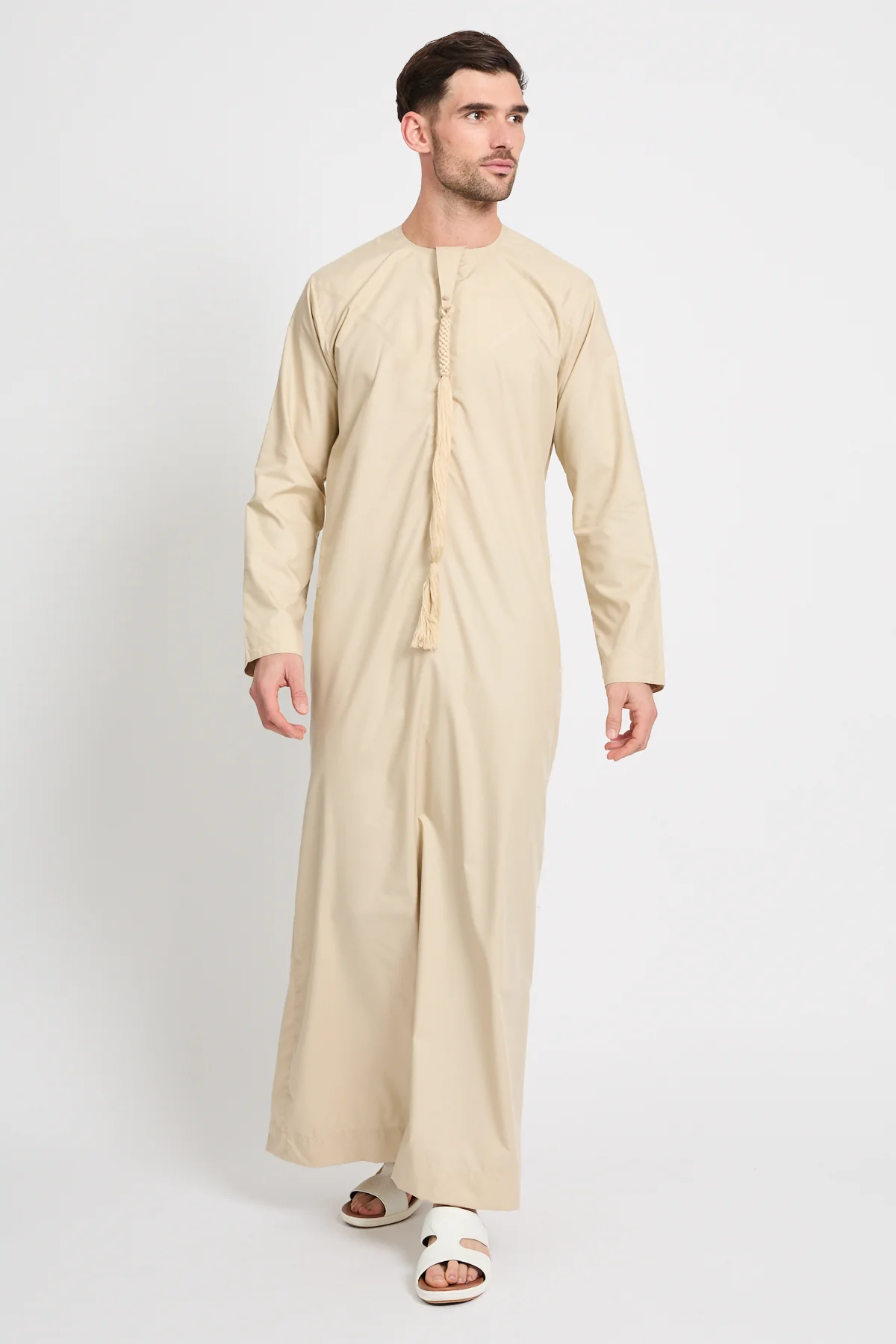 Premium Emirati Thobe - Arabian Sand - Image 8