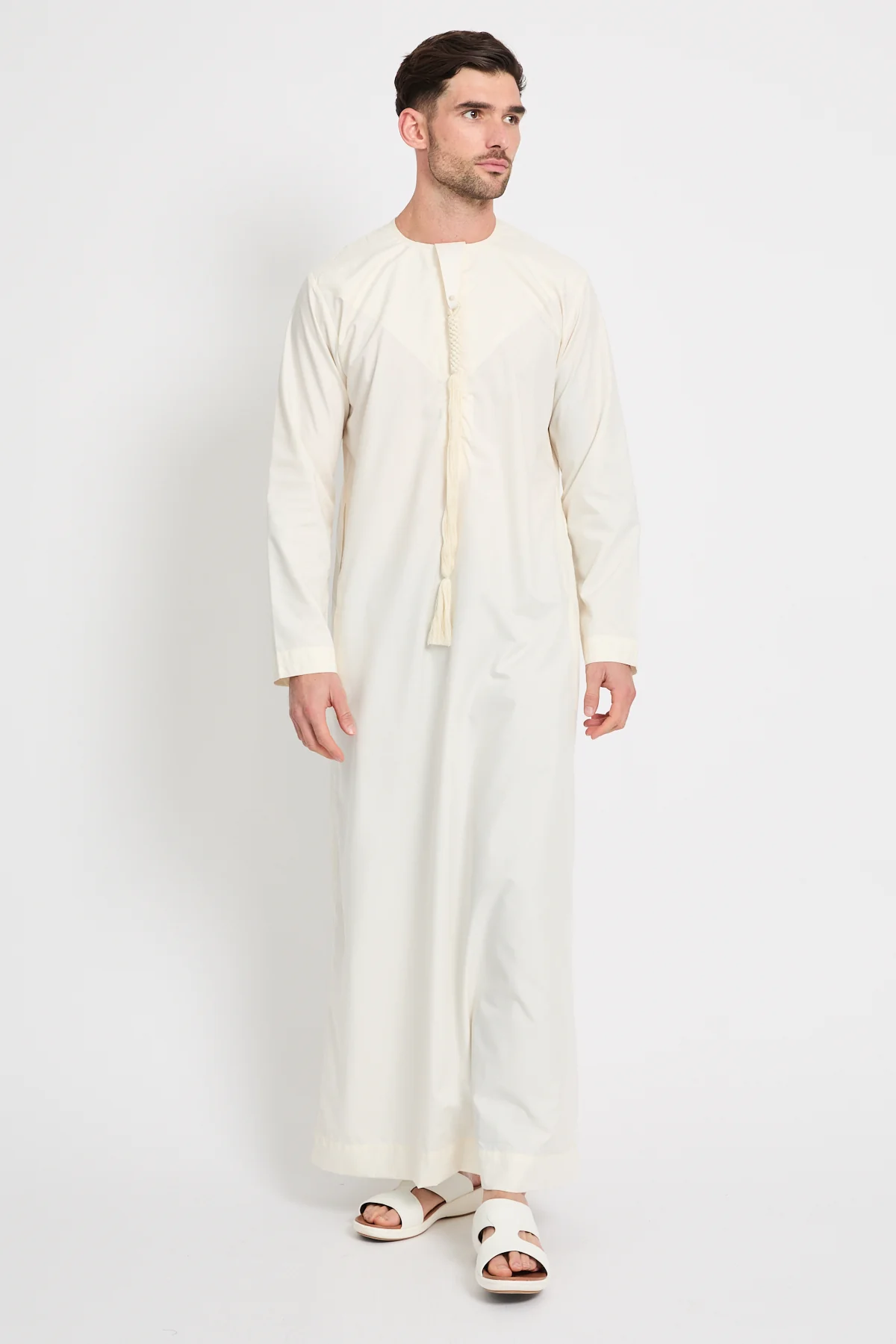 Premium Emirati Thobe - Ivory