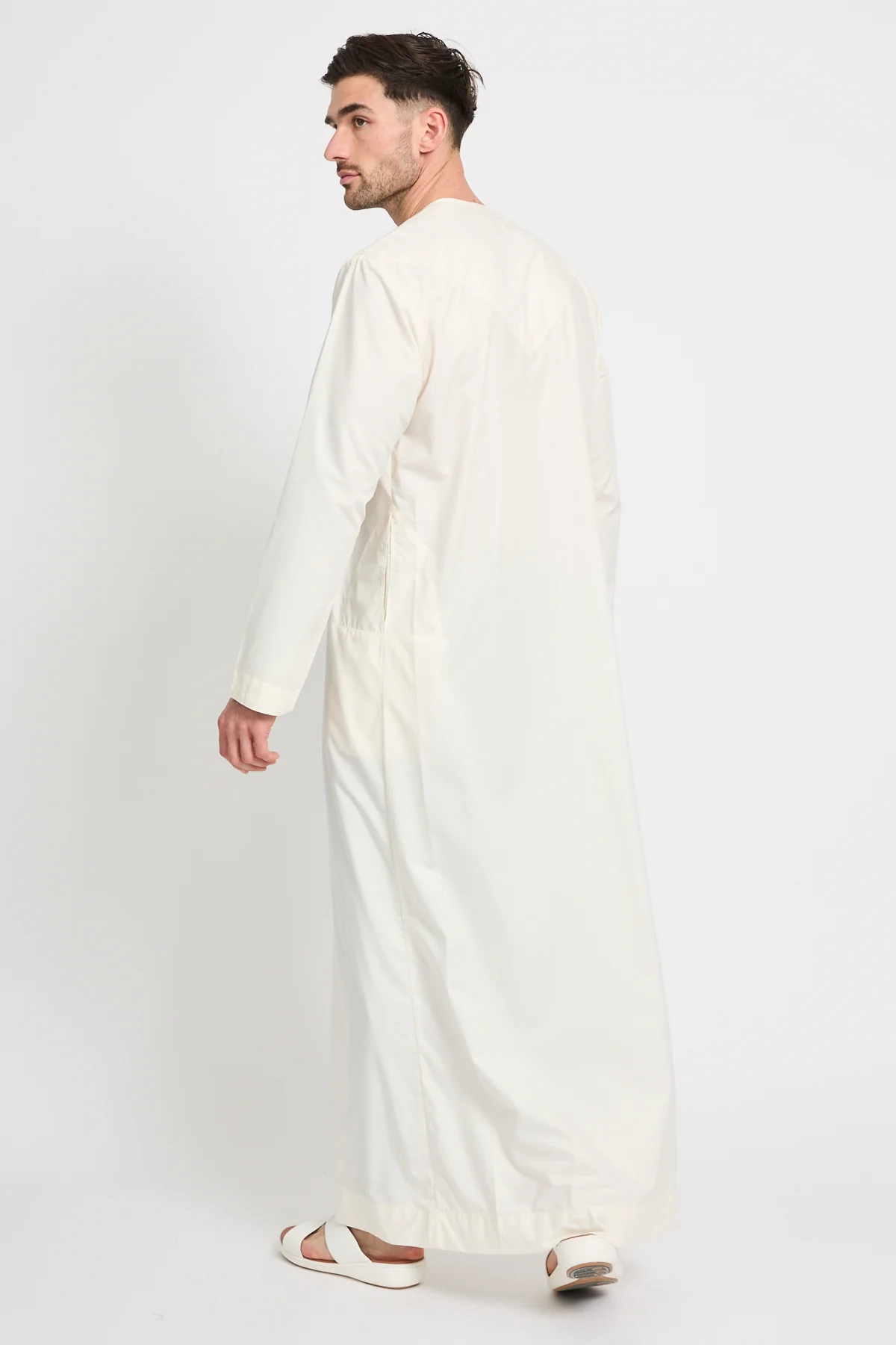 Premium Emirati Thobe - Ivory - Image 6