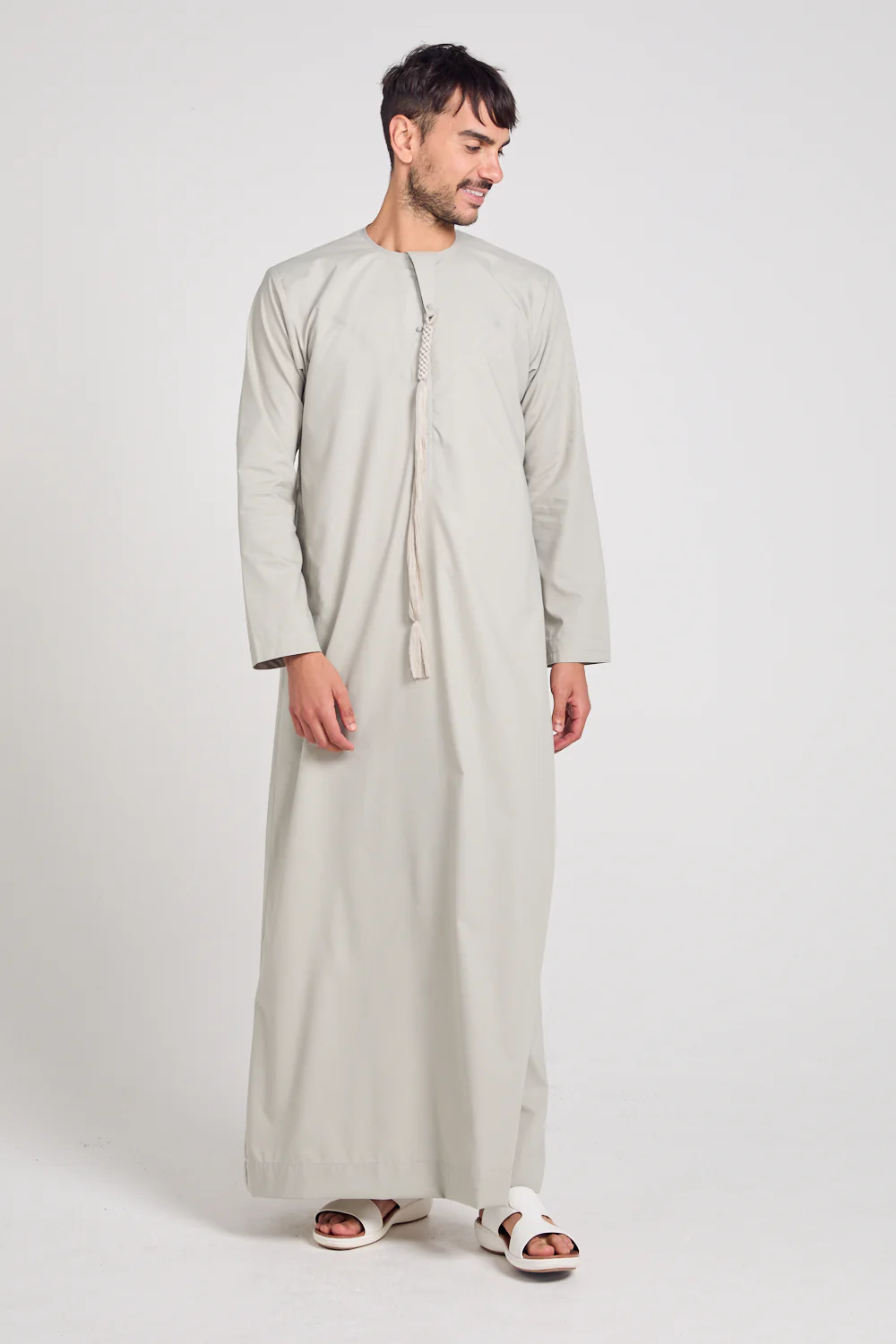 Premium Emirati Thobe - London Fog - Image 3