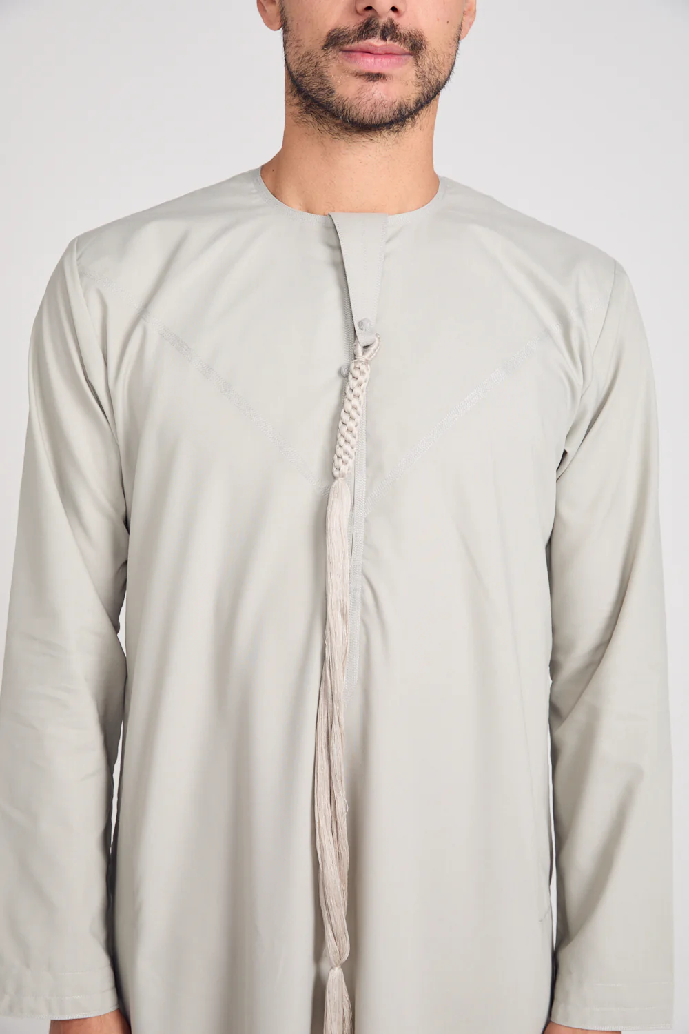 Premium Emirati Thobe - London Fog - Image 7