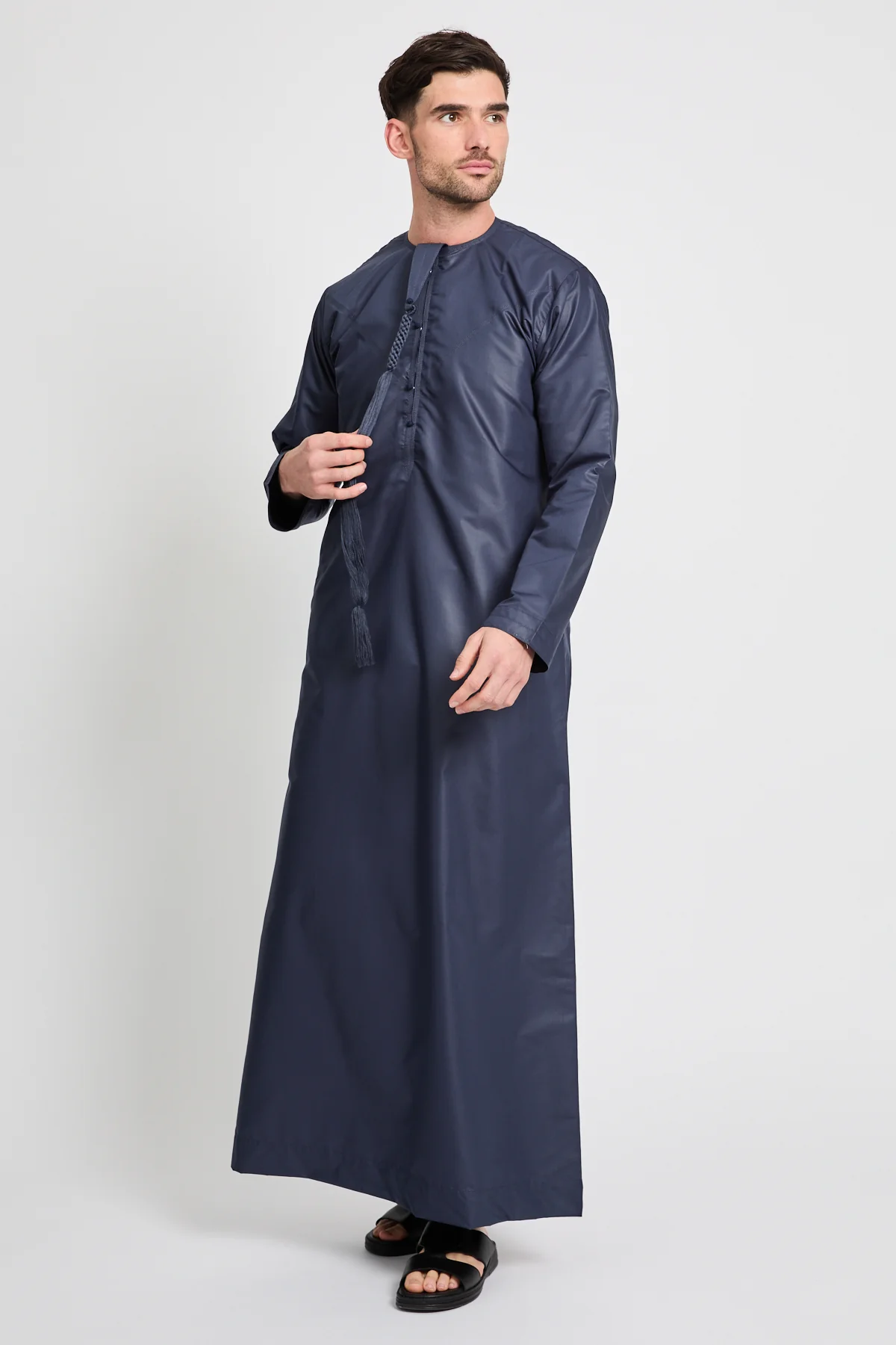 Emirati Thobe - Navy - Image 5