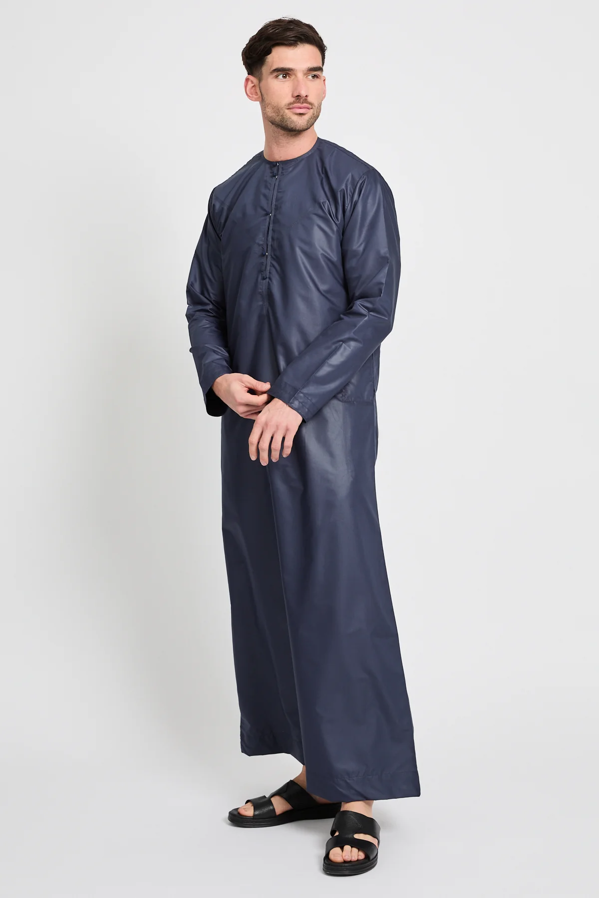 Emirati Thobe - Navy - Image 6