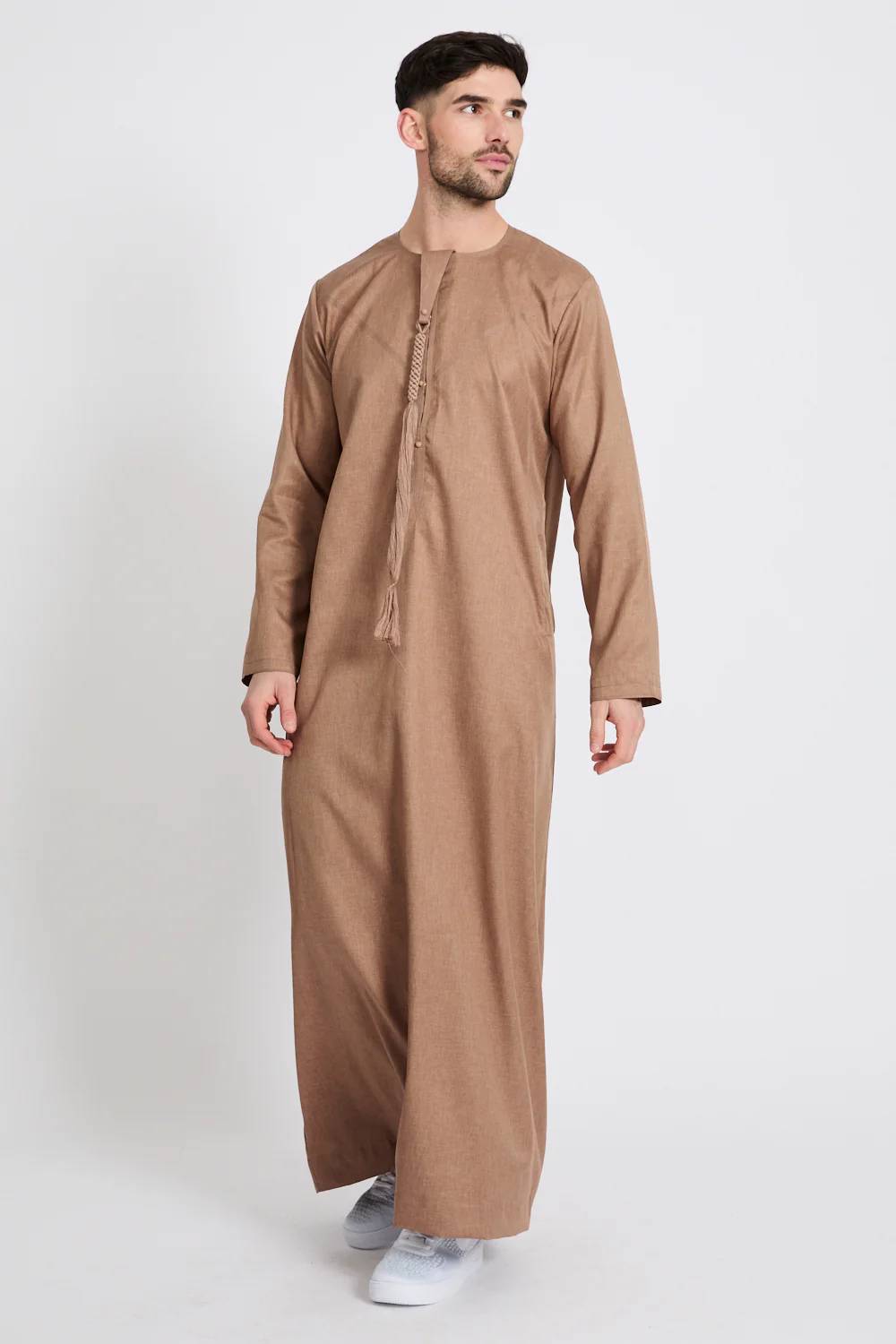 Premium Emirati Thobe - Praline - Image 3