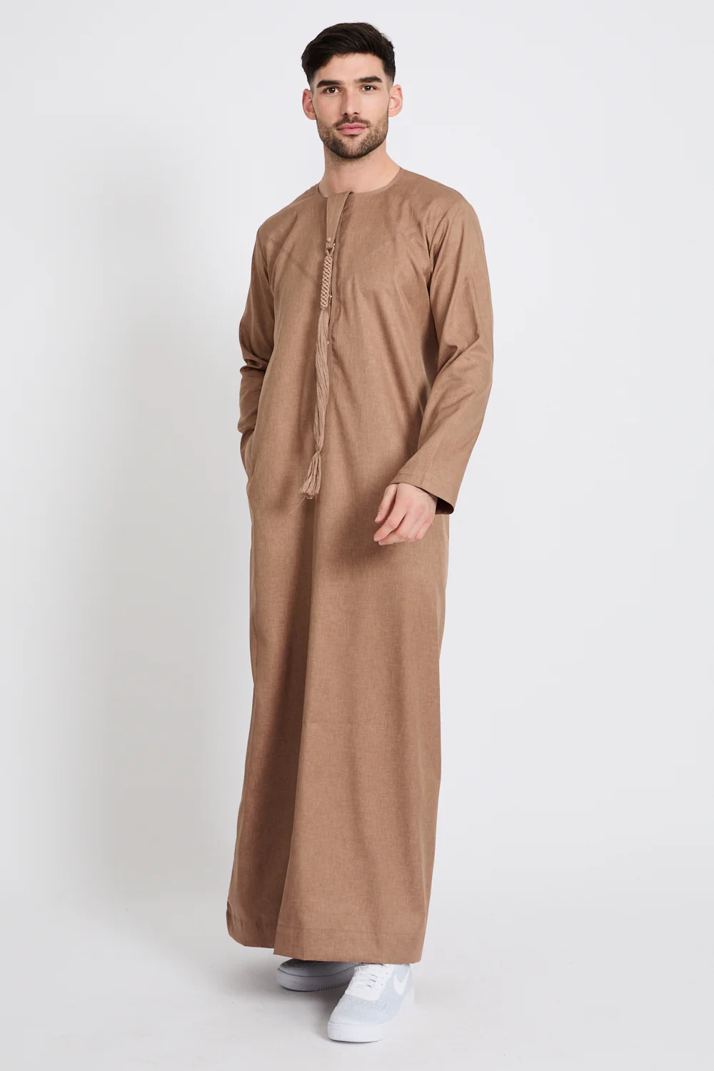 Premium Emirati Thobe - Praline - Image 6