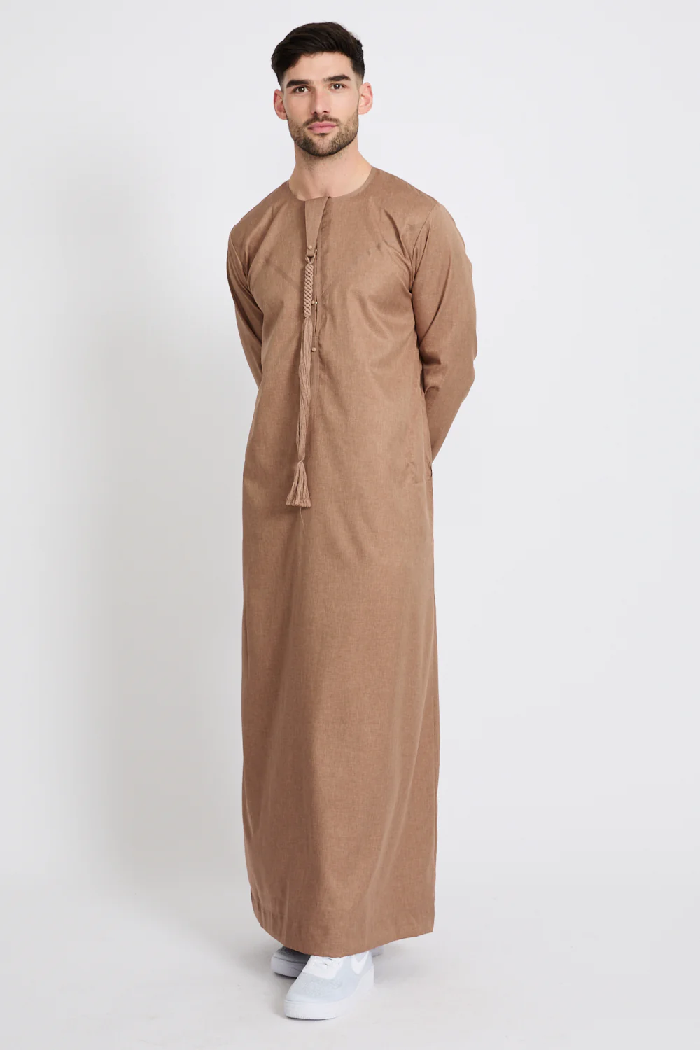 Premium Emirati Thobe - Praline - Image 7