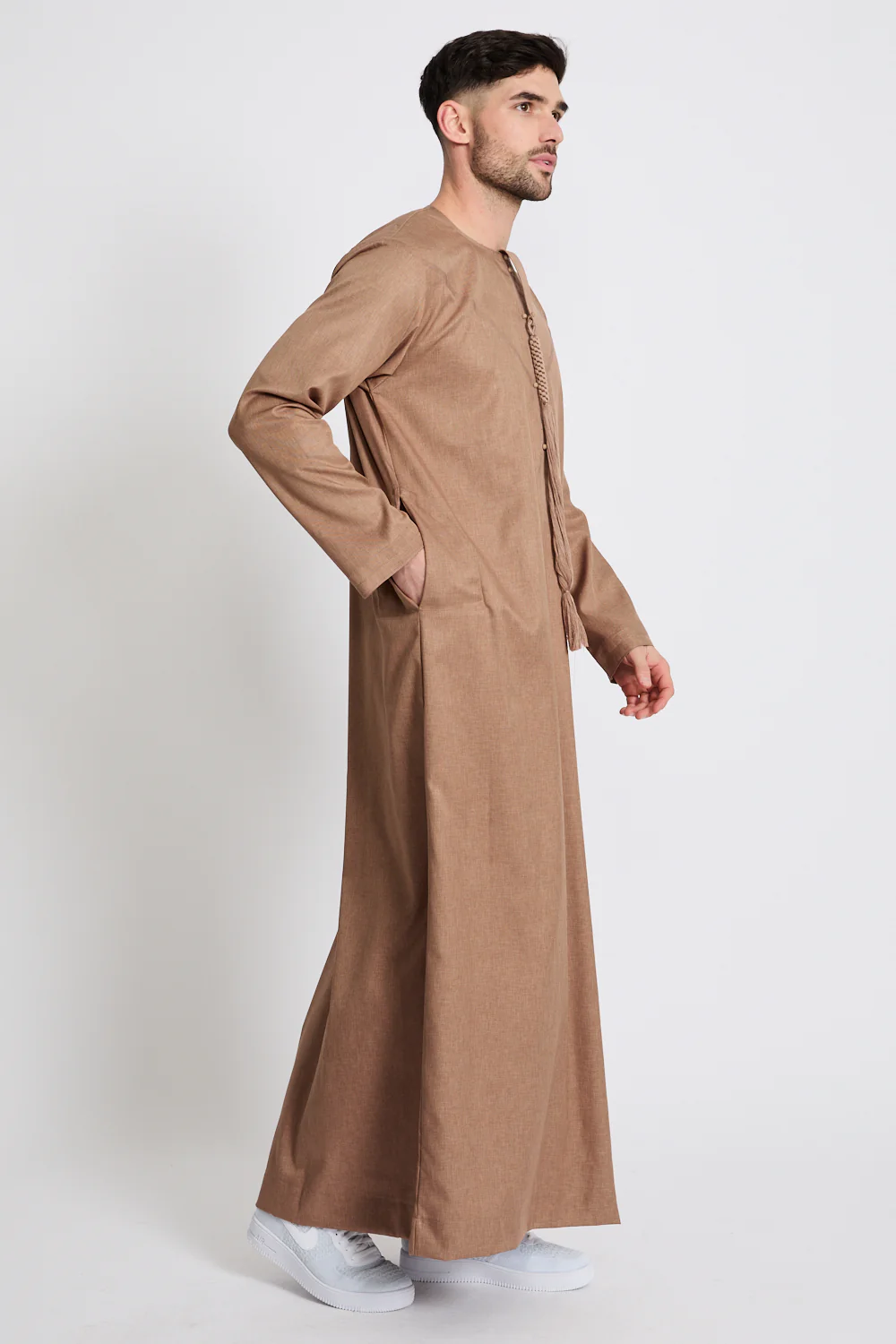 Premium Emirati Thobe - Praline - Image 8