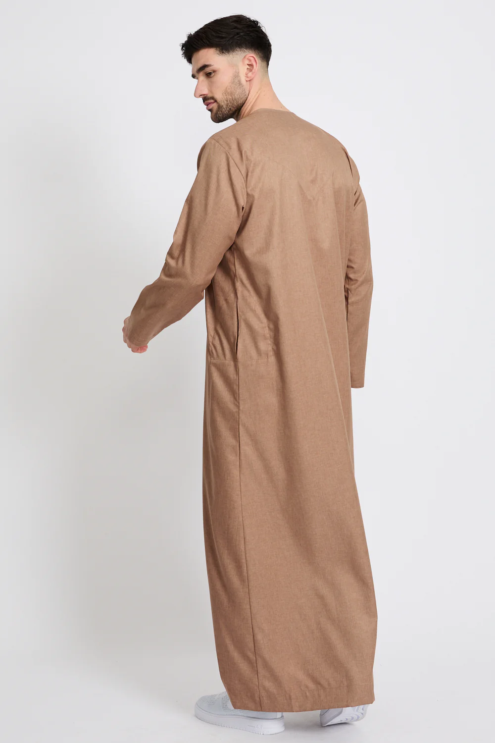 Premium Emirati Thobe - Praline - Image 9