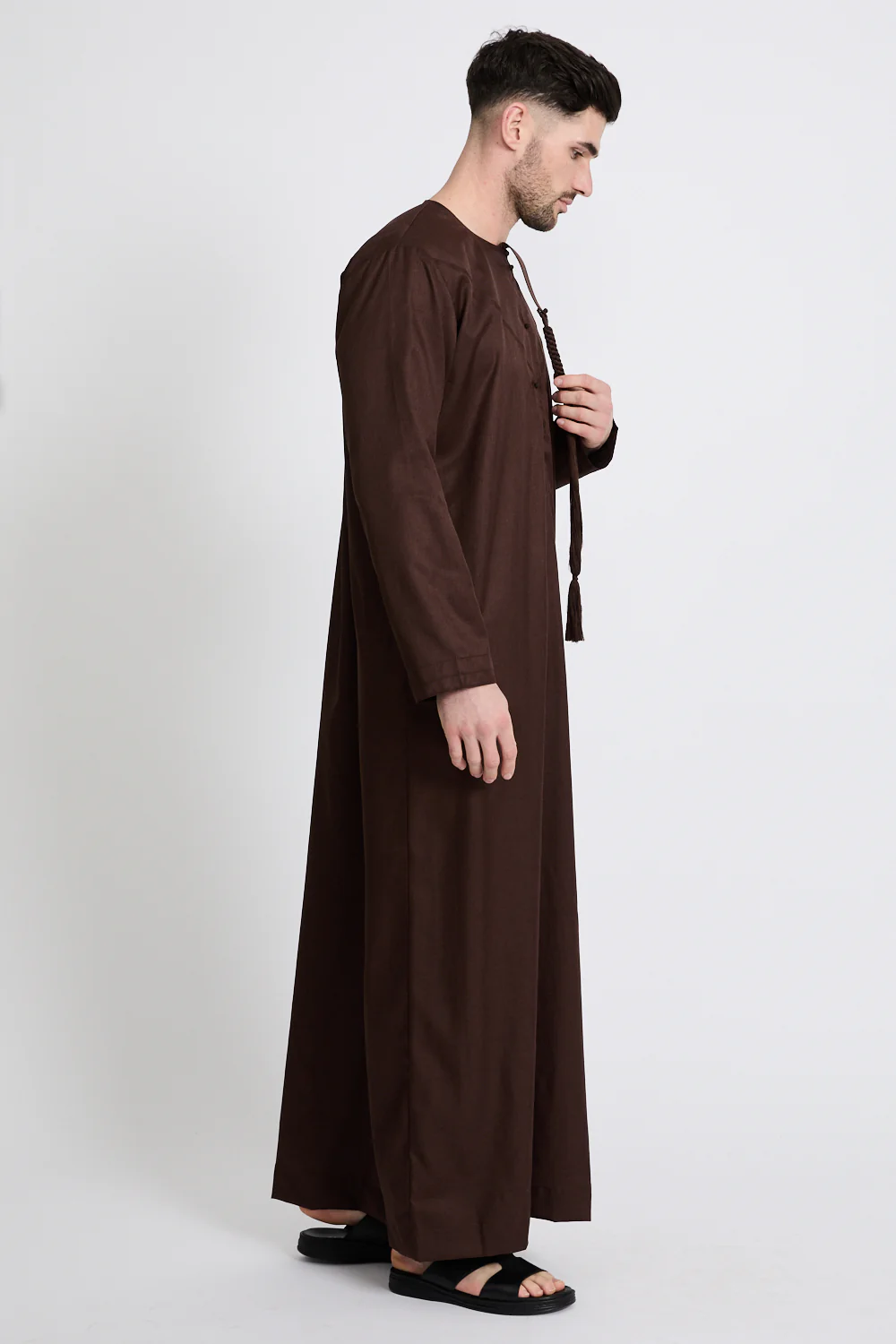 Premium Emirati Thobe - Rich Auburn - Image 7