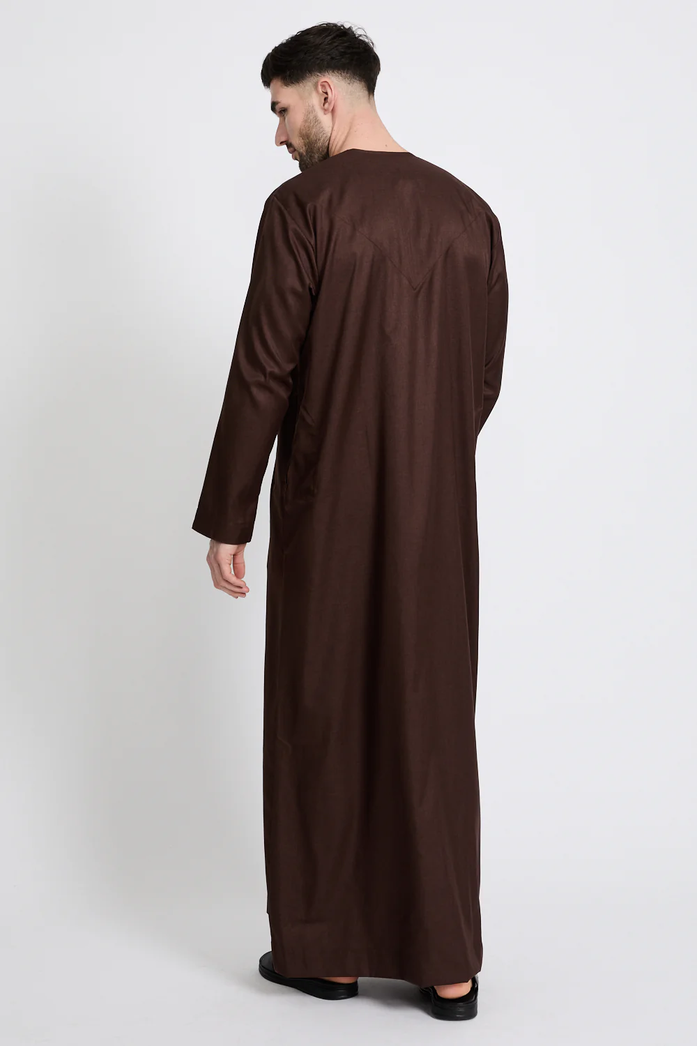 Premium Emirati Thobe - Rich Auburn - Image 9