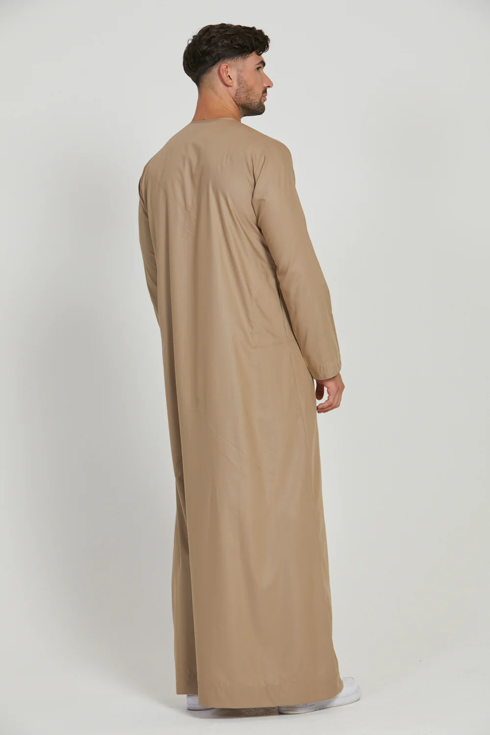 Premium Emirati Thobe - Warm Sand - Image 7