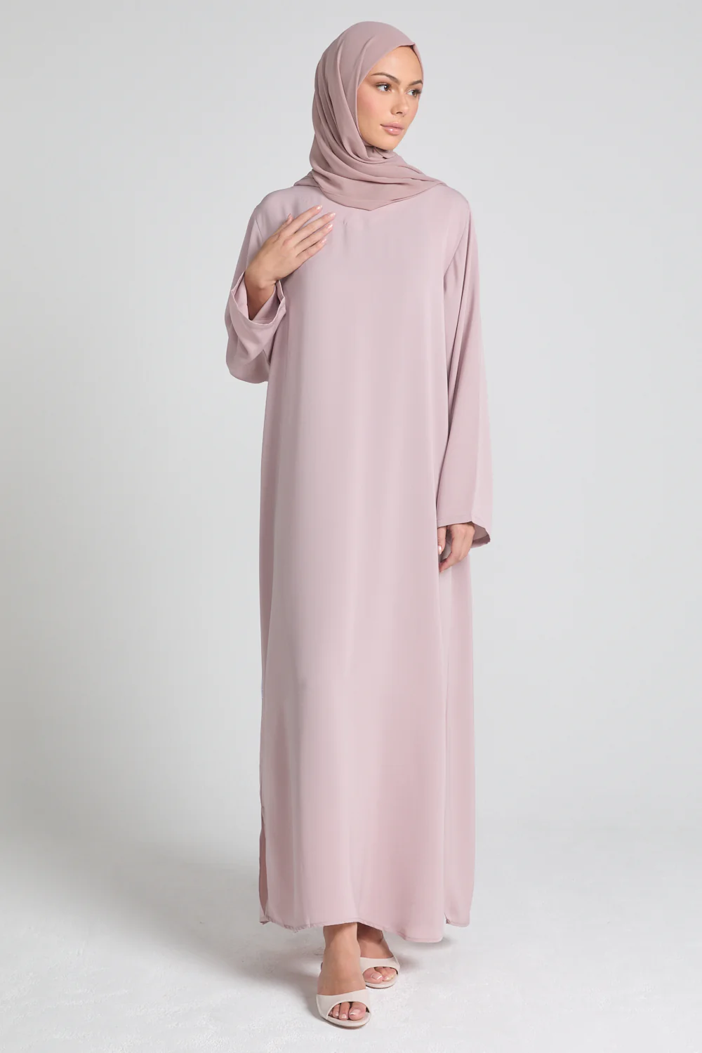 Premium ENGLISH ROSE Nidha Inner Slip Dress - LONG SLEEVE - Image 3