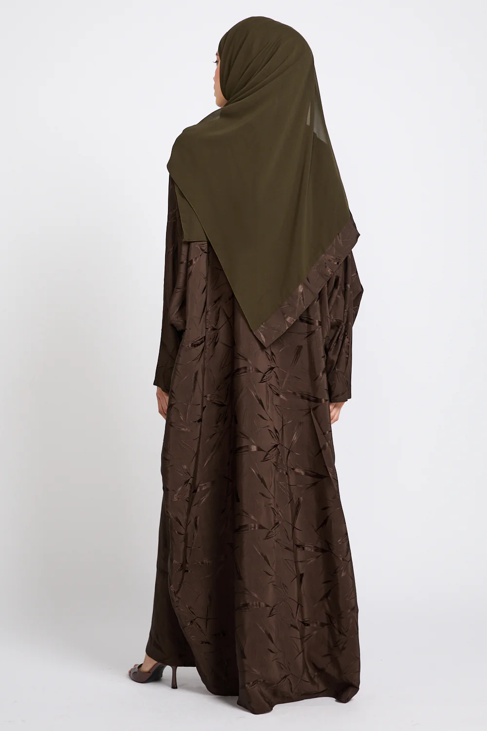 Premium Jacquard Closed Farasha - Arabica Earth - Image 5