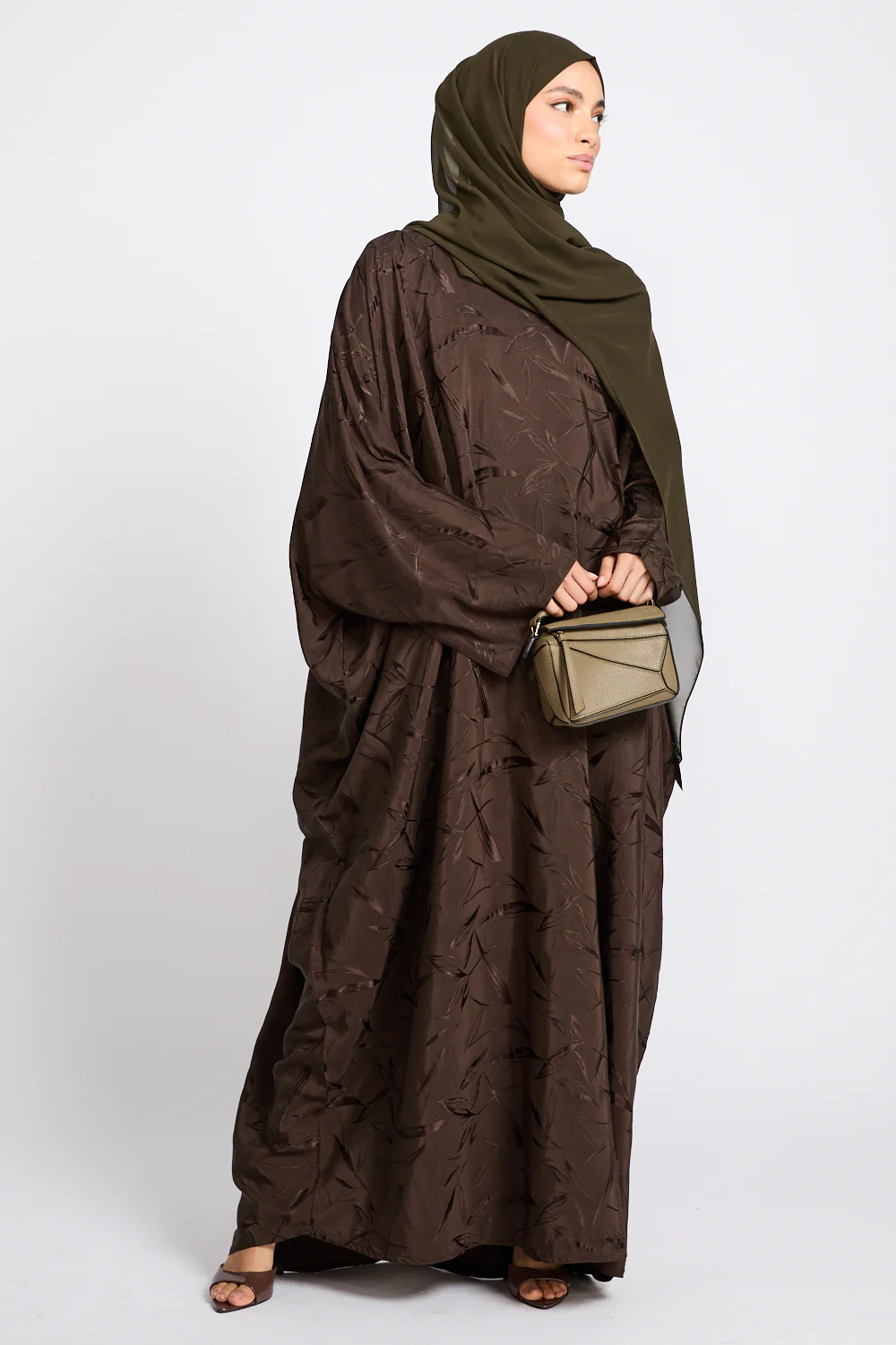Premium Jacquard Closed Farasha - Arabica Earth - Image 8