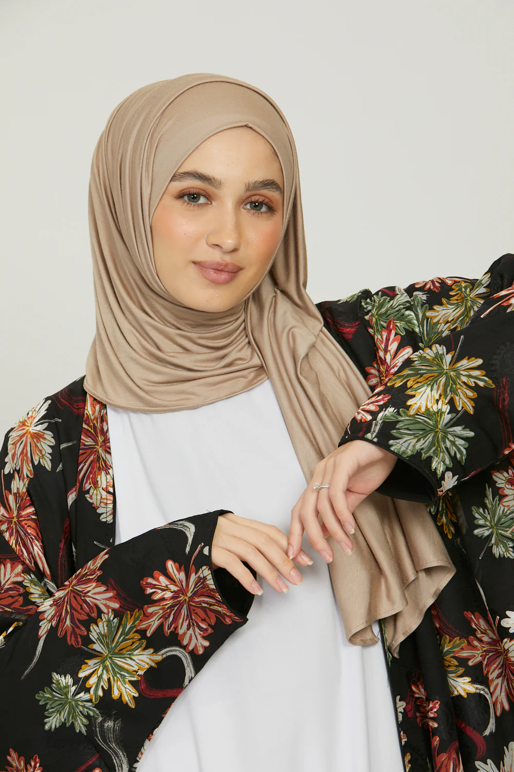 Premium Jersey Hijab - Nude - Image 3