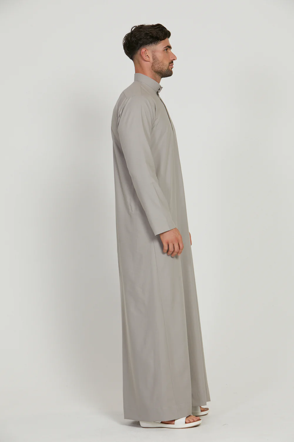 Premium Kuwaiti Thobe - London Dove - Image 5