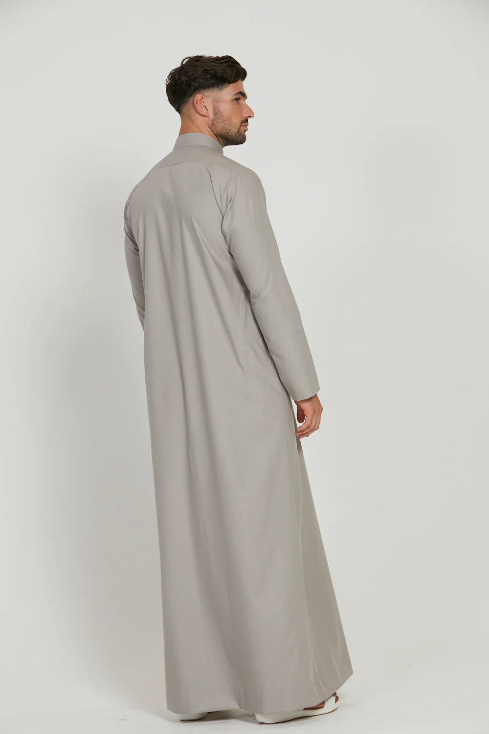 Premium Kuwaiti Thobe - London Dove - Image 6