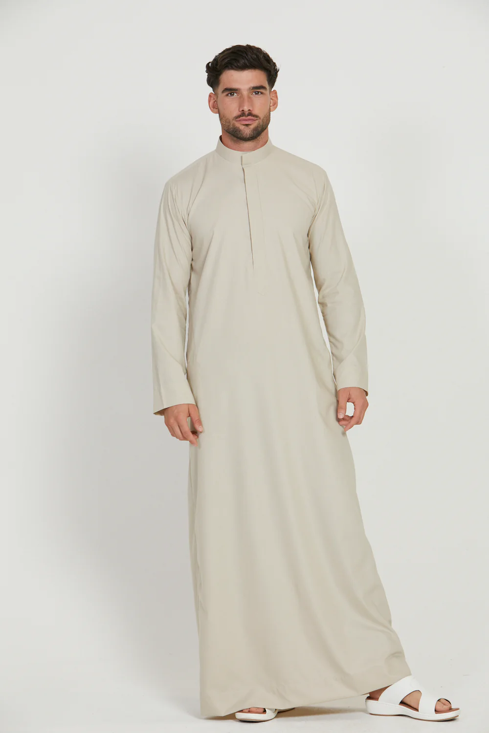 Premium Kuwaiti Thobe - Moonbeam - Image 3