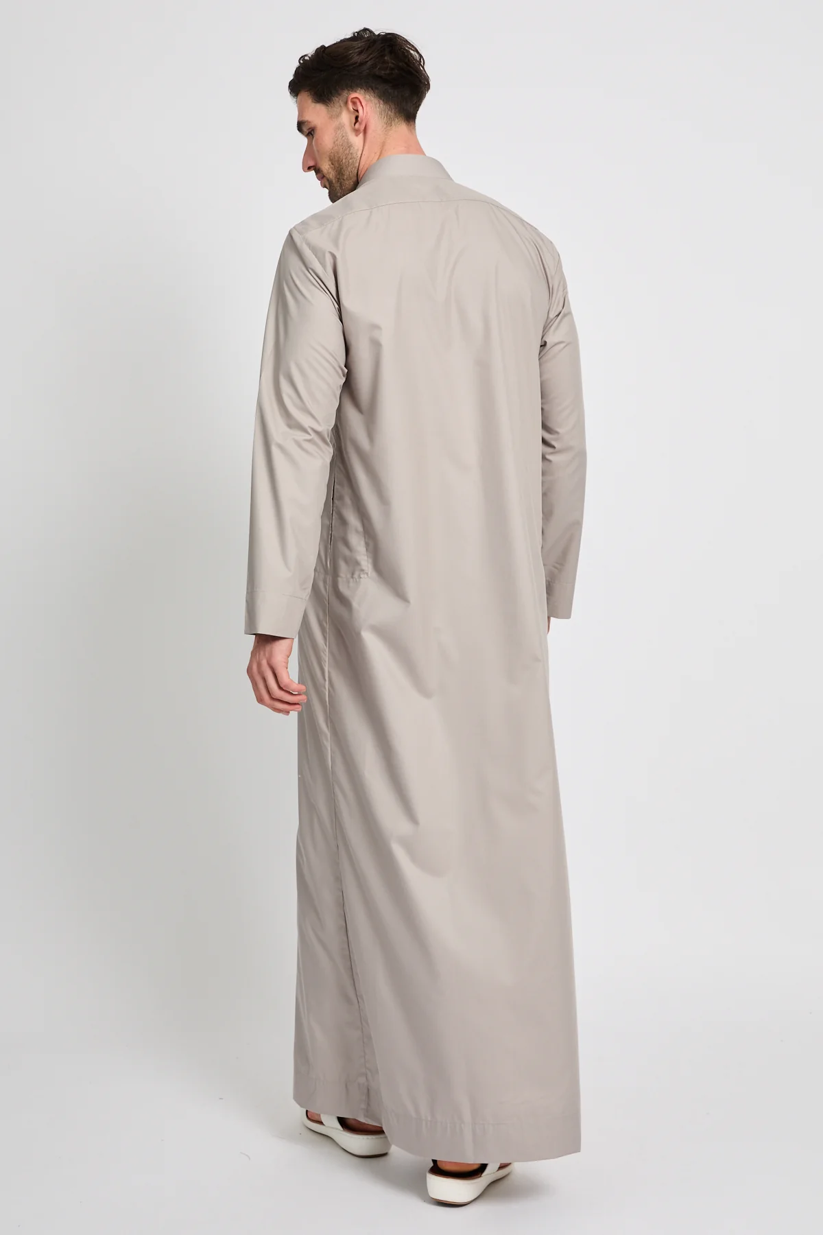 Premium Kuwaiti Thobe - Smoked Dove - Image 6