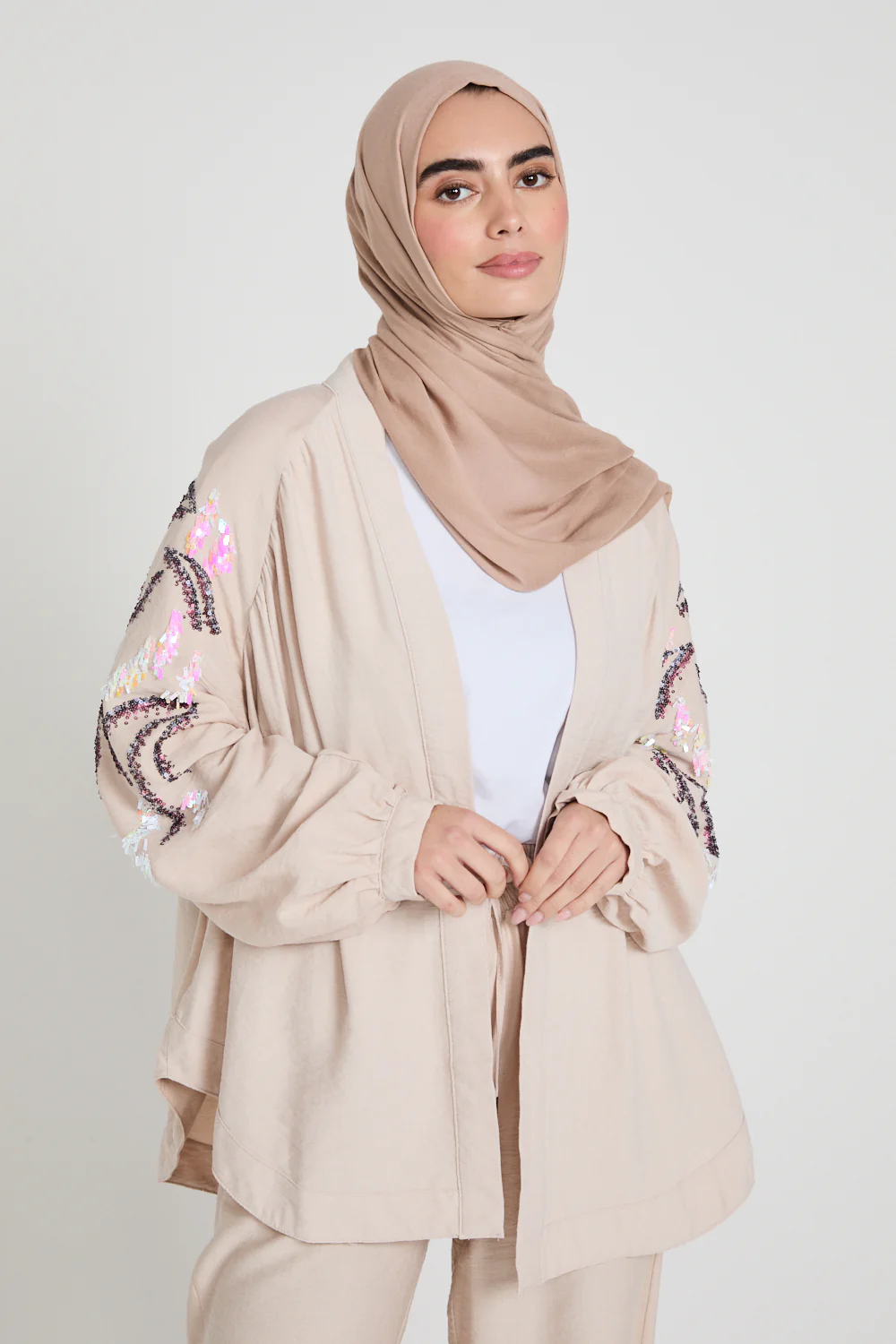 Premium Maxi Modal Hijab - Cameo - Image 5
