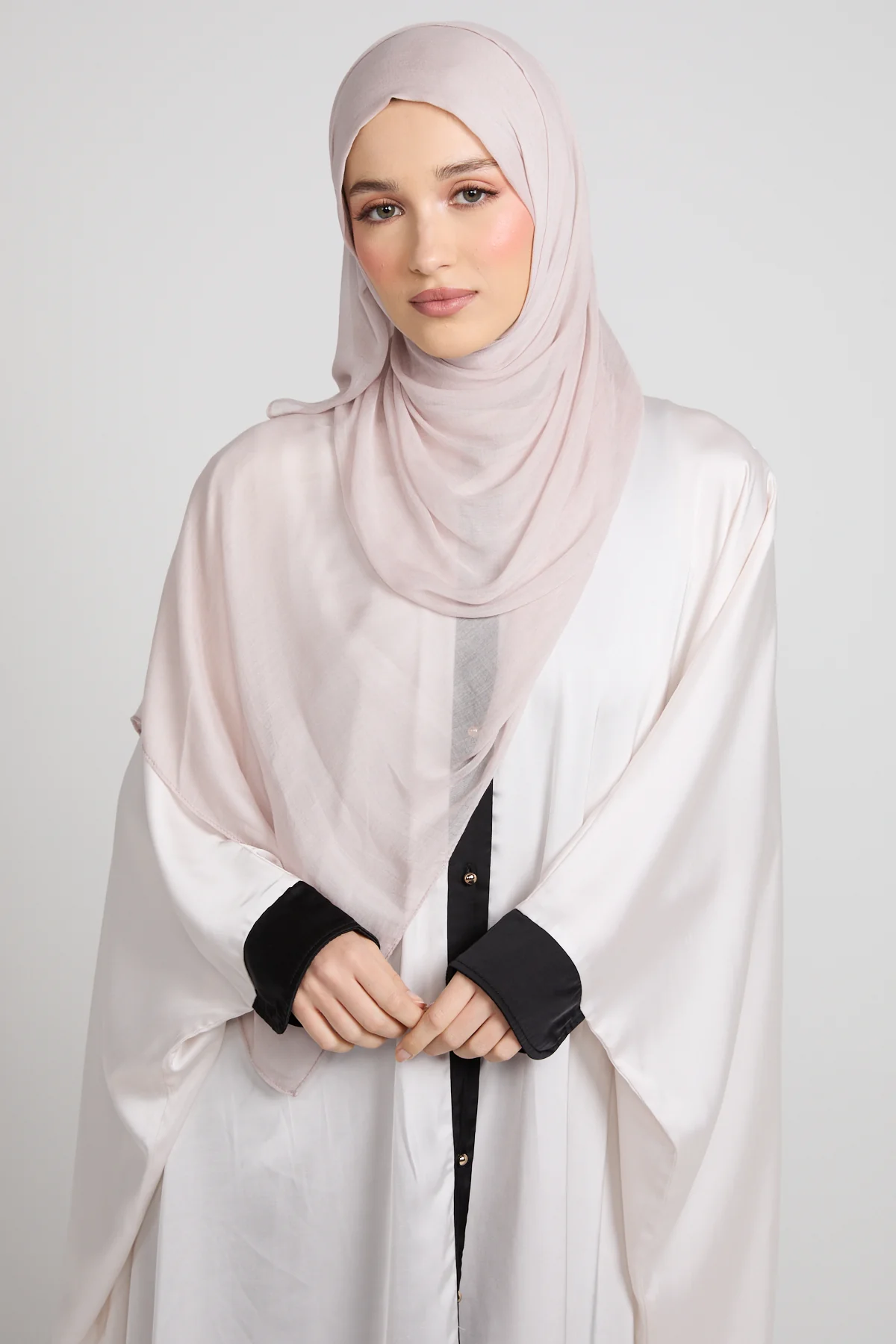 Premium Modal Matt Hijab - Ash Rose - Image 2