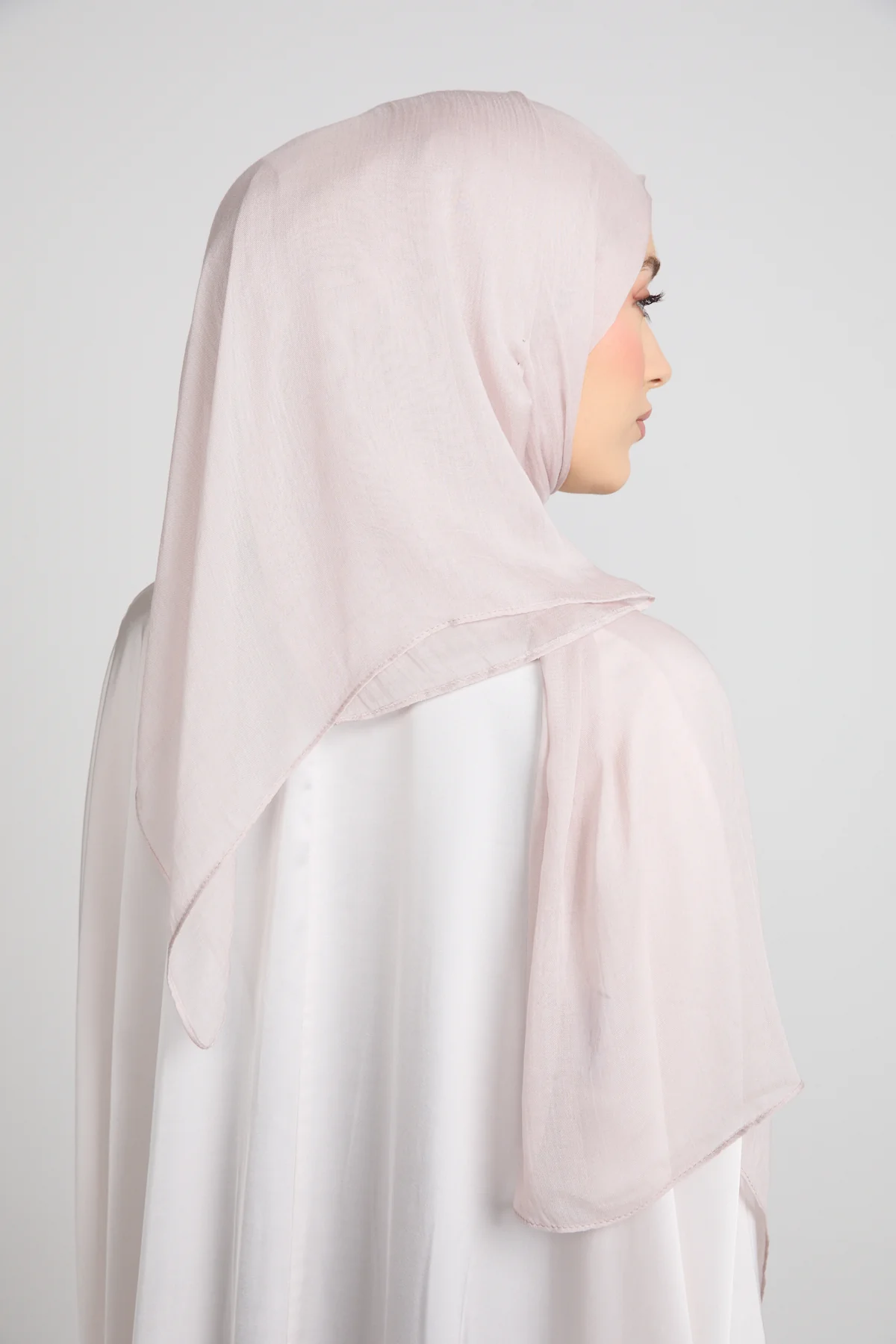 Premium Modal Matt Hijab - Ash Rose - Image 5