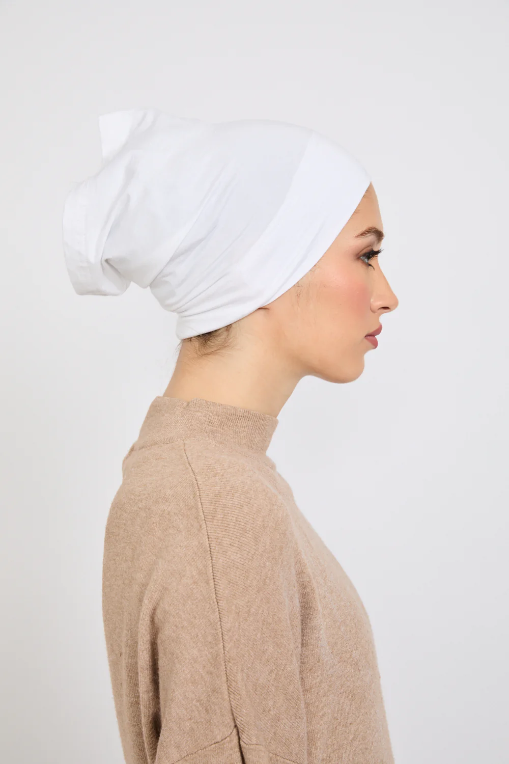 Premium Modal Matt Hijab - Lucent White - Image 2