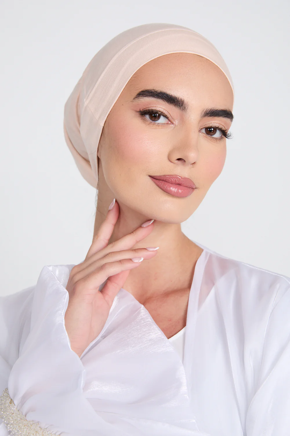 Premium Modal Matt Hijab - Perfectly Pale - Image 2