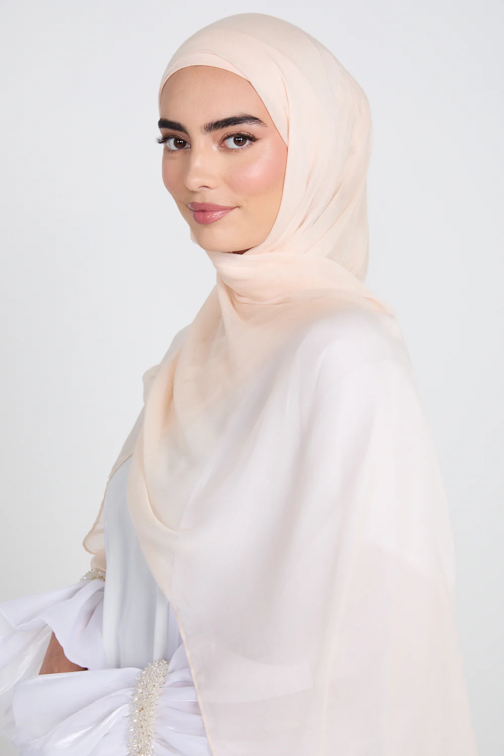 Premium Modal Matt Hijab - Perfectly Pale - Image 6