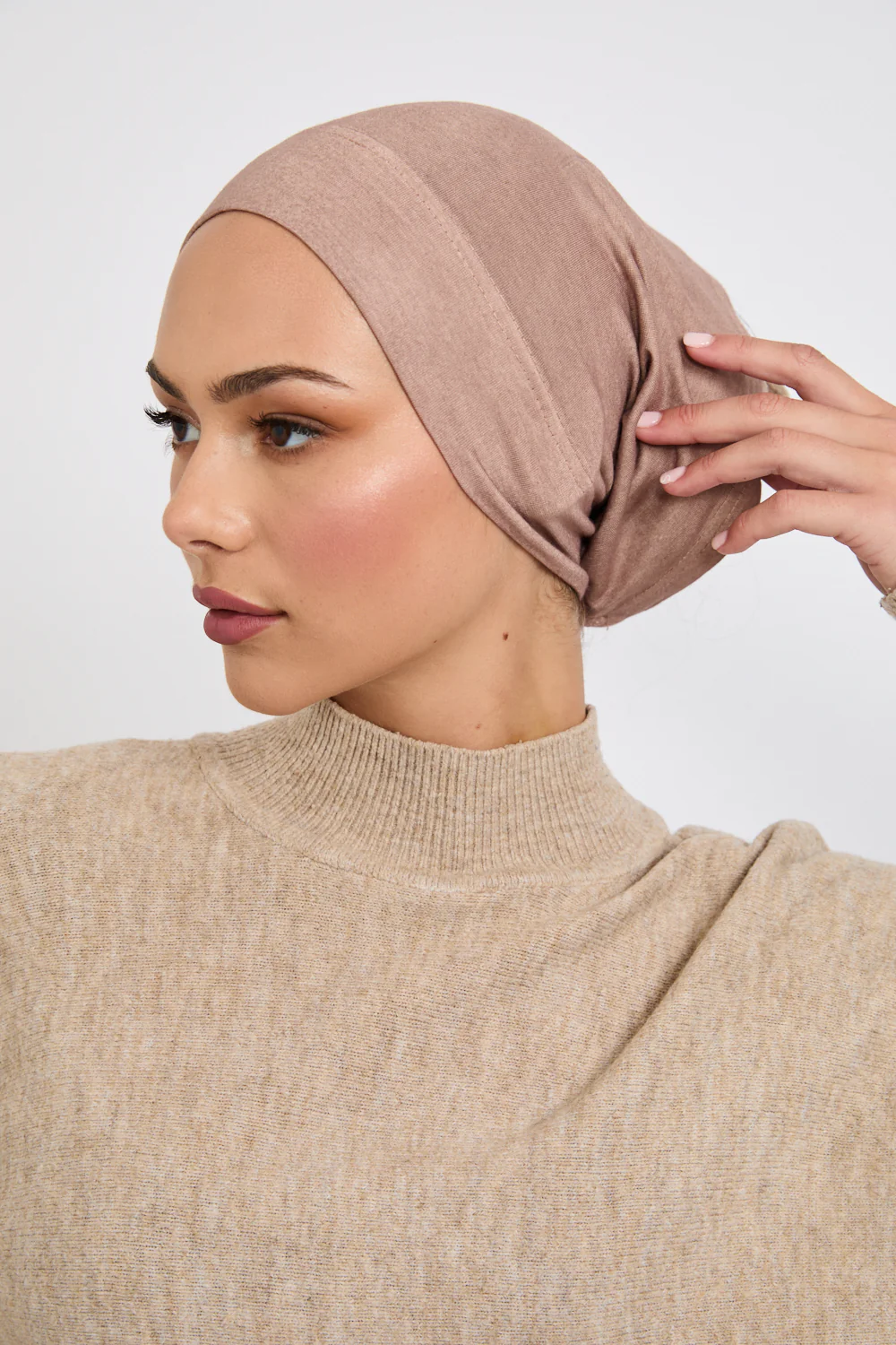 Premium Modal Matt Hijab - Pumice Stone - Image 2
